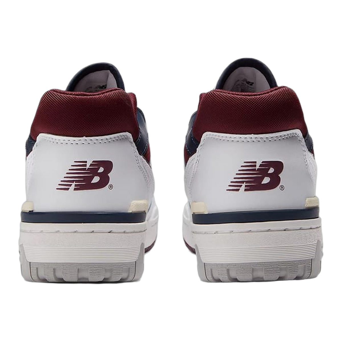 New Balance 550 White Navy NB Burgundy Back BB550NCD