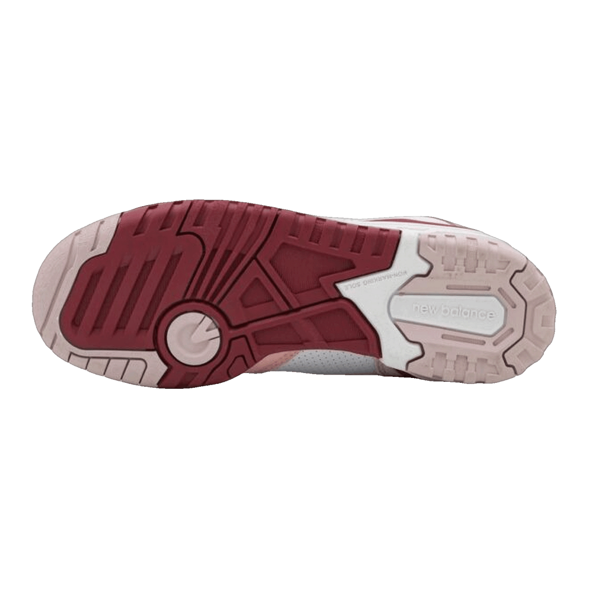 New Balance 550 White Scarlet (W) Sohle BBW550ZV
