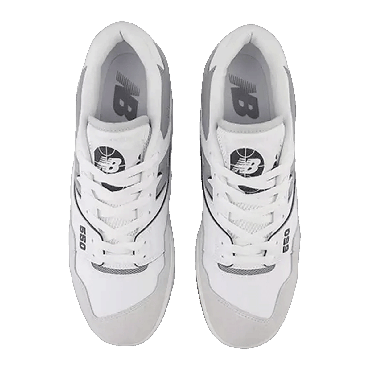 New Balance 550 White Slate Grey Oben BB550ESC