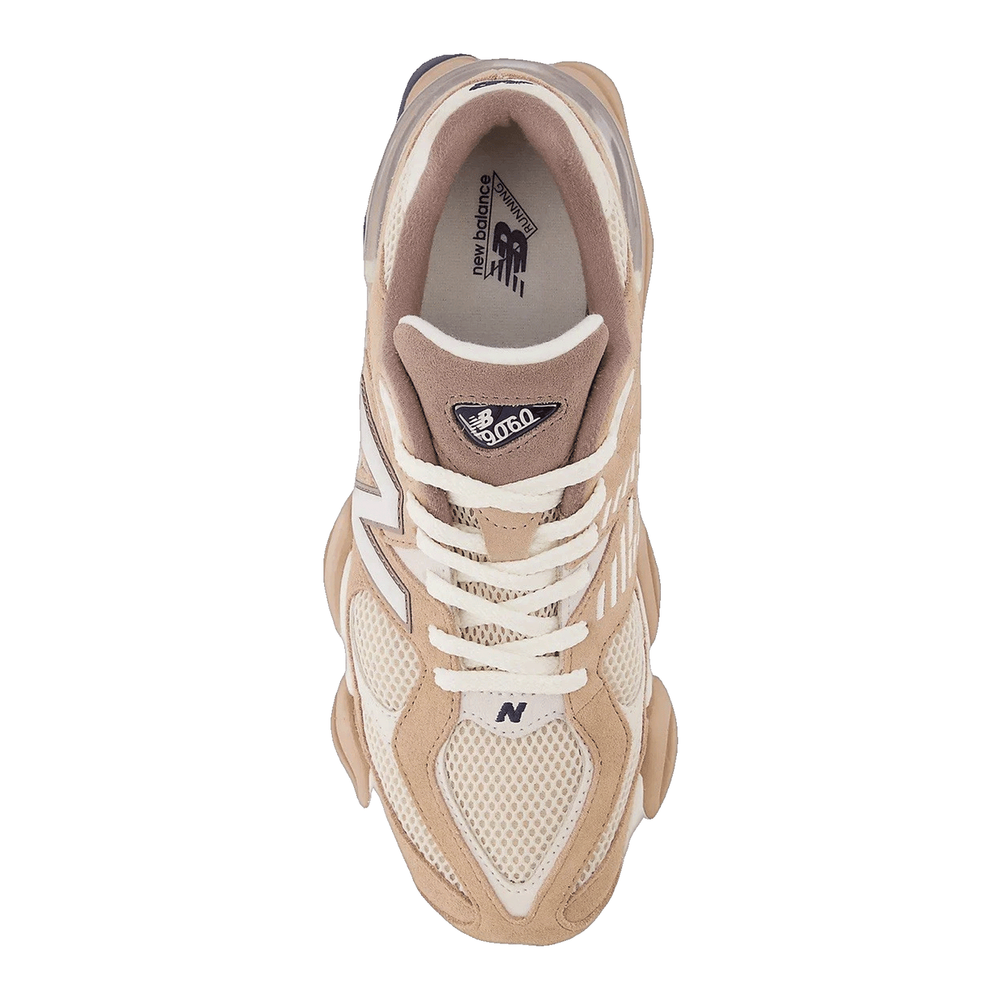 New Balance 9060 Earth Shadow Flat Taupe Oben