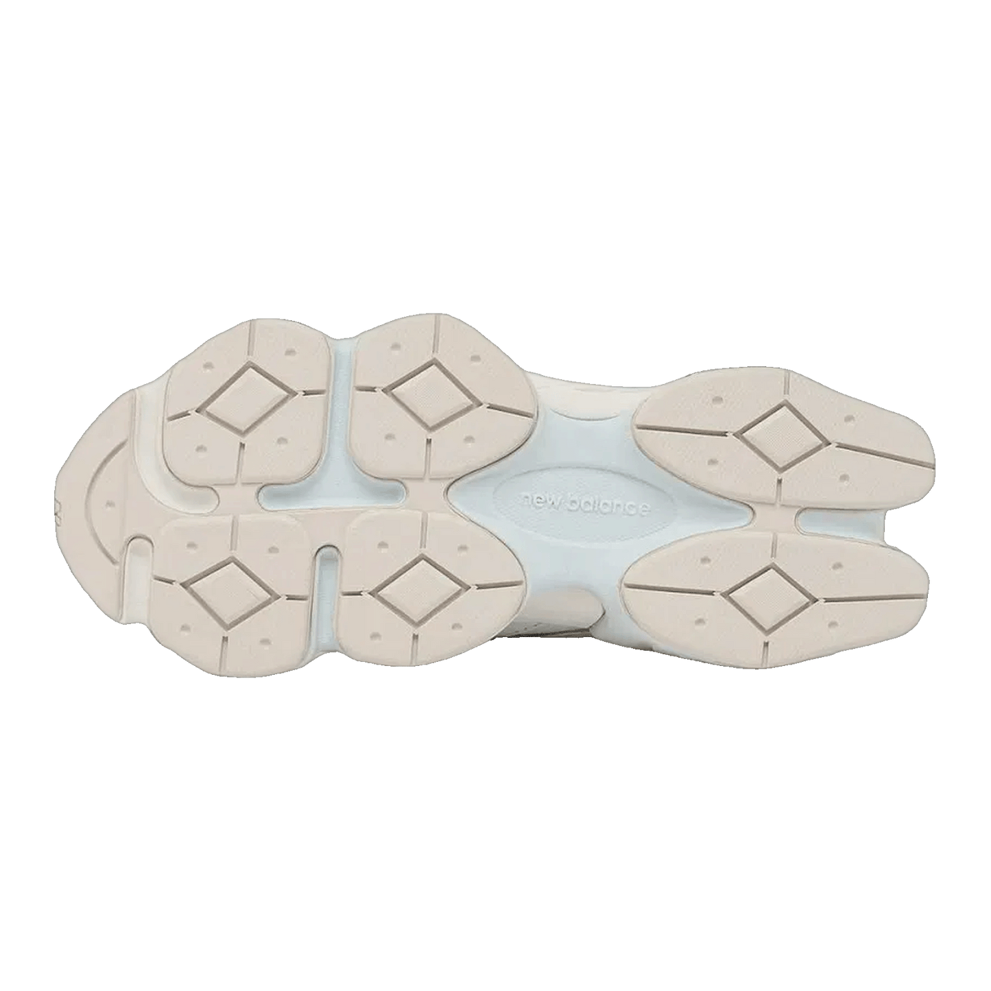 New Balance 9060 Grey Metallic Silver Sohle