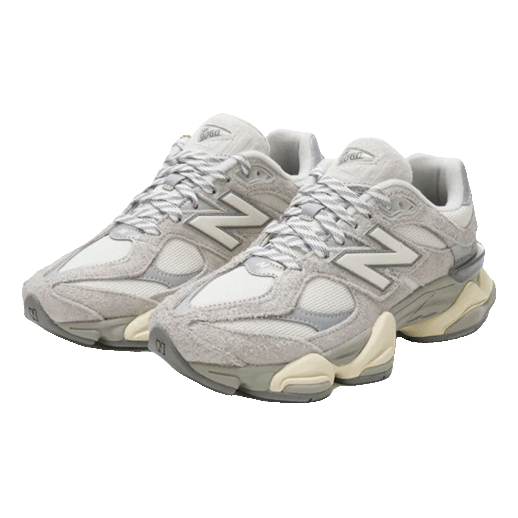 New Balance 9060 Light Grey White Side
