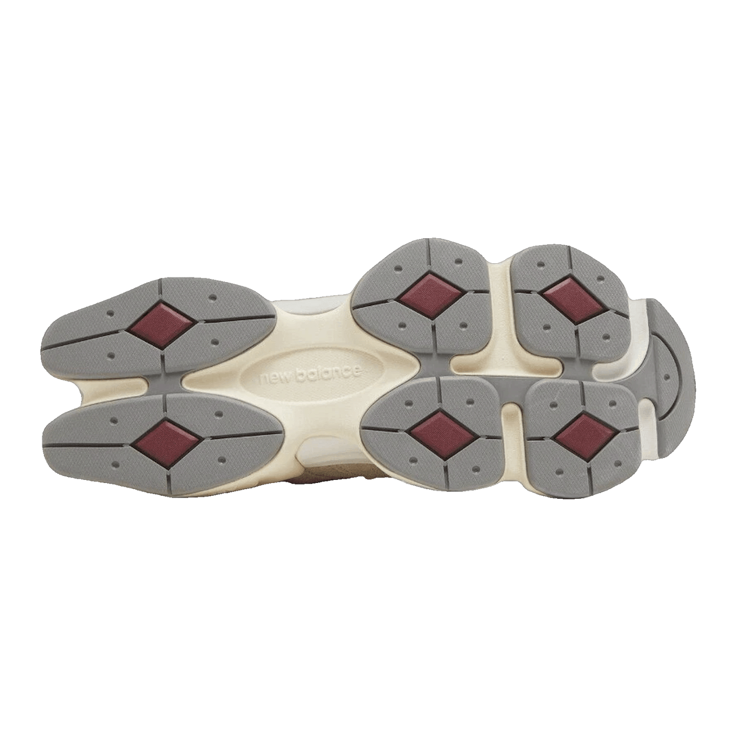 New Balance 9060 Lunar New Year Timberwolf Grey Sohle