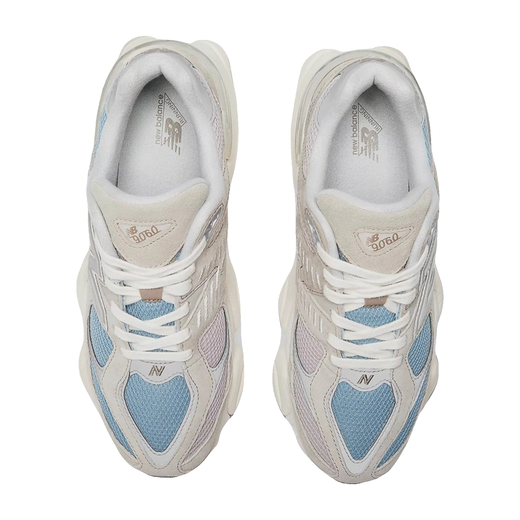 New Balance 9060 Mushroom Aluminum Oben