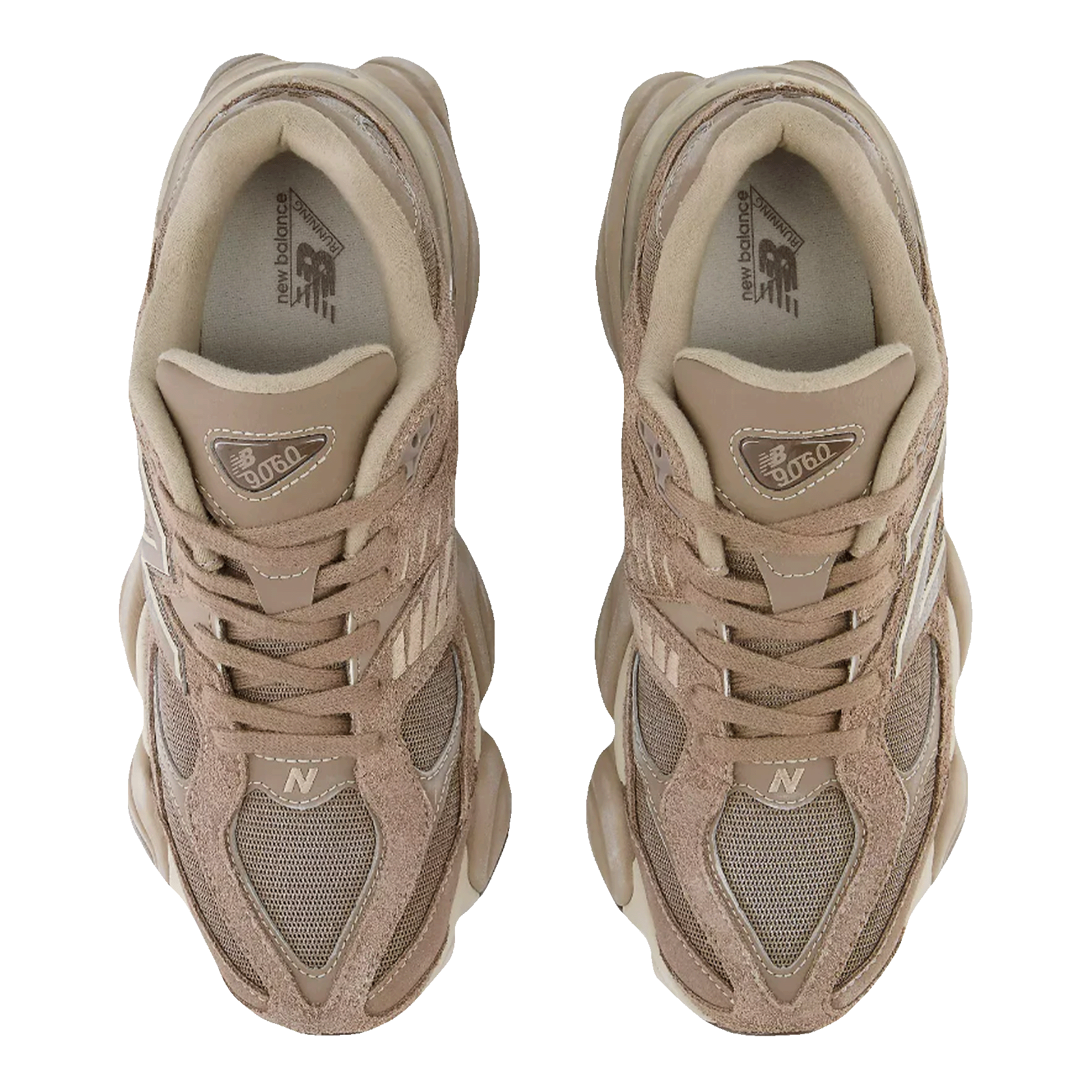 New Balance 9060 Mushroom Timberwolf Oben