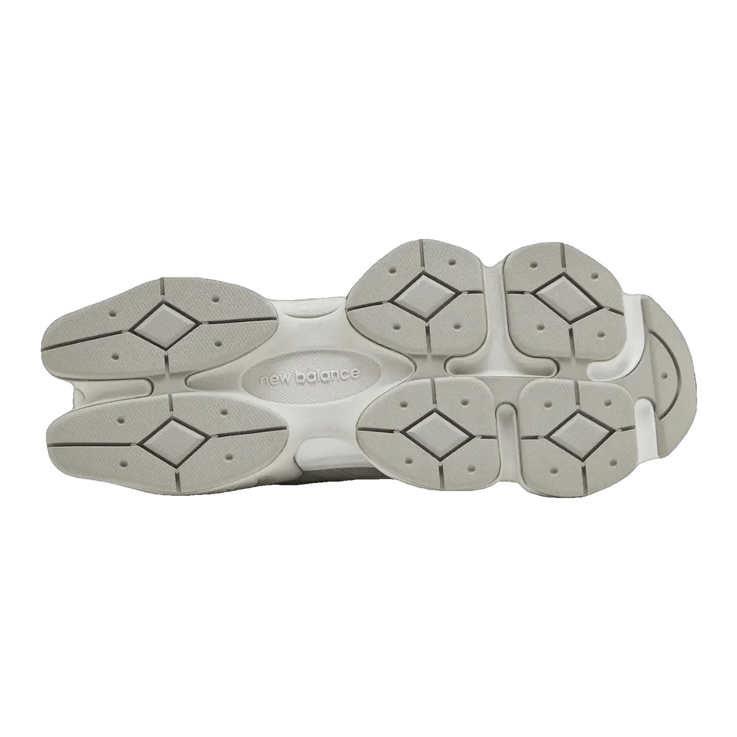 New Balance 9060 Silver Metallic Grey Sohle