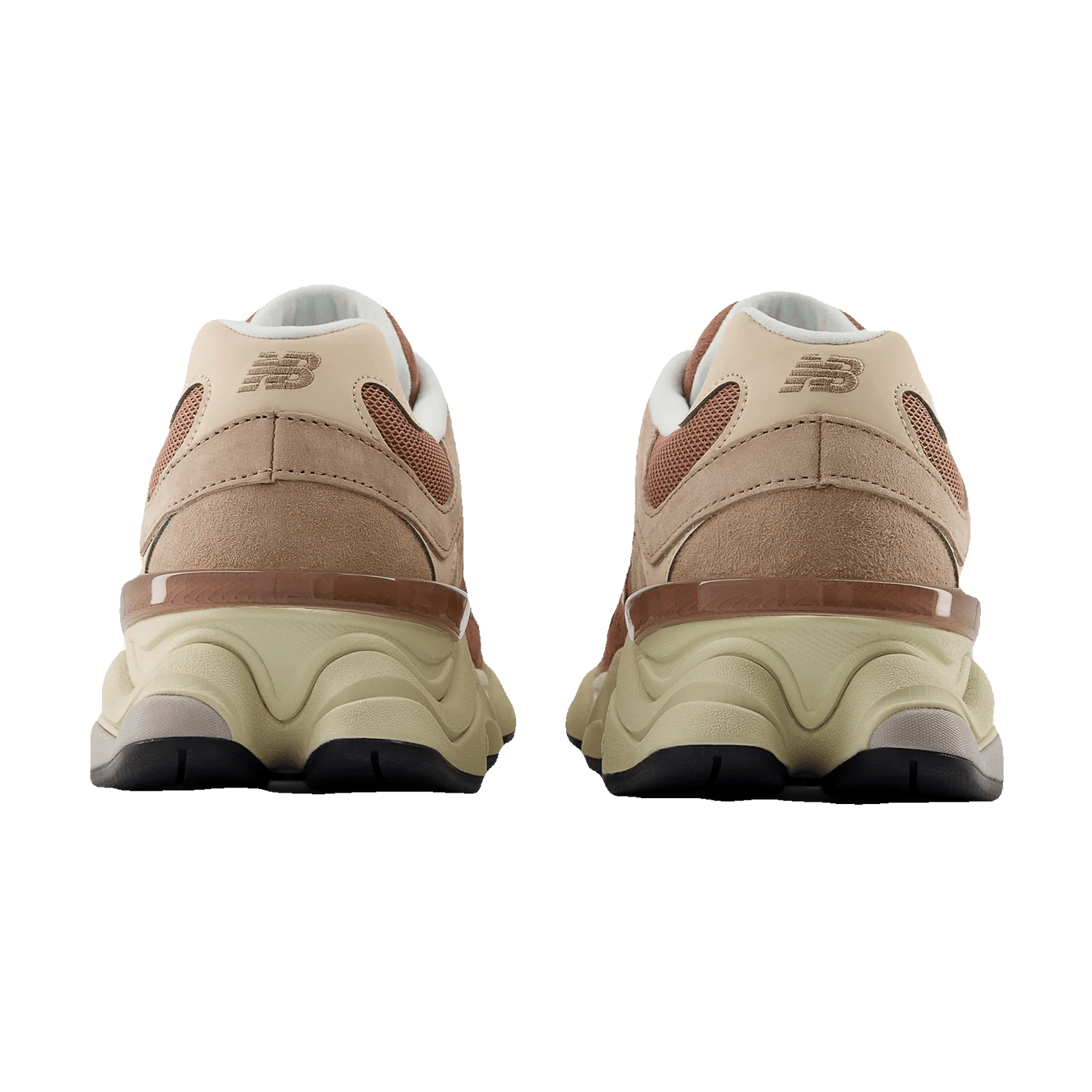 New Balance 9060 Sparrow Flat Taupe Back