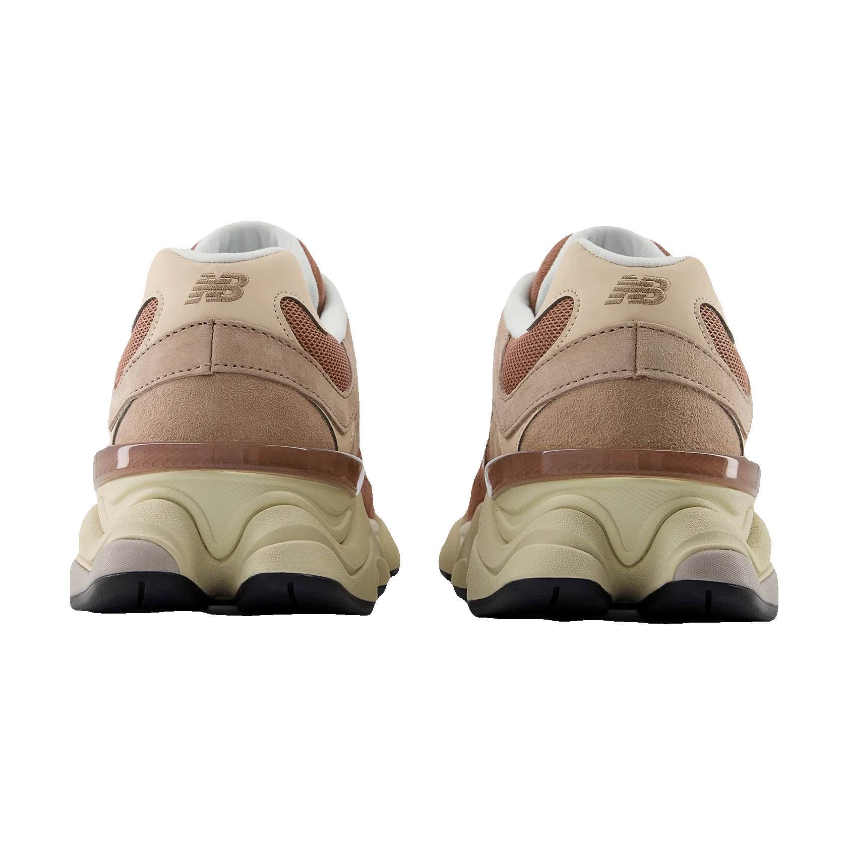 New Balance 9060 Sparrow Flat Taupe Back
