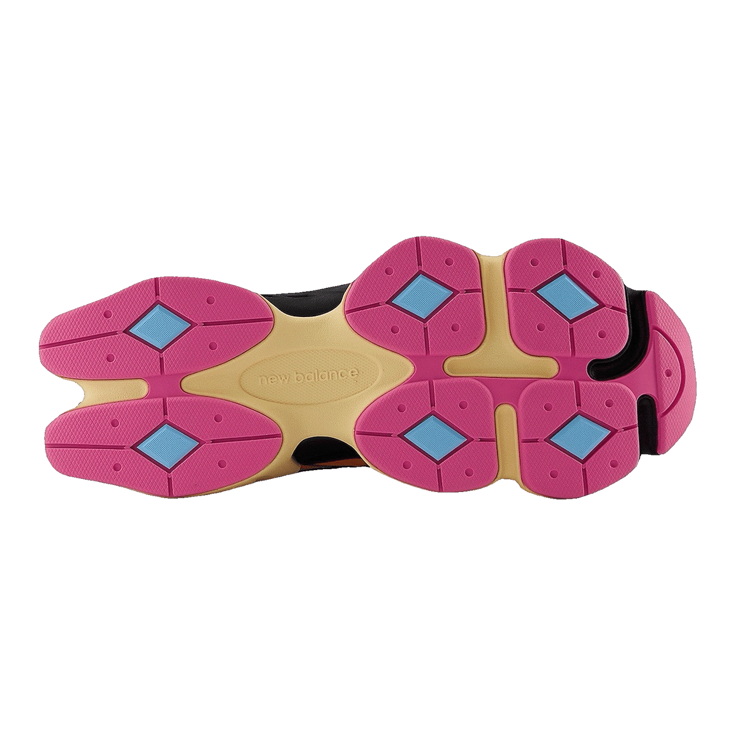 New Balance 9060 Sun Glow Team Sky Blue Sohle