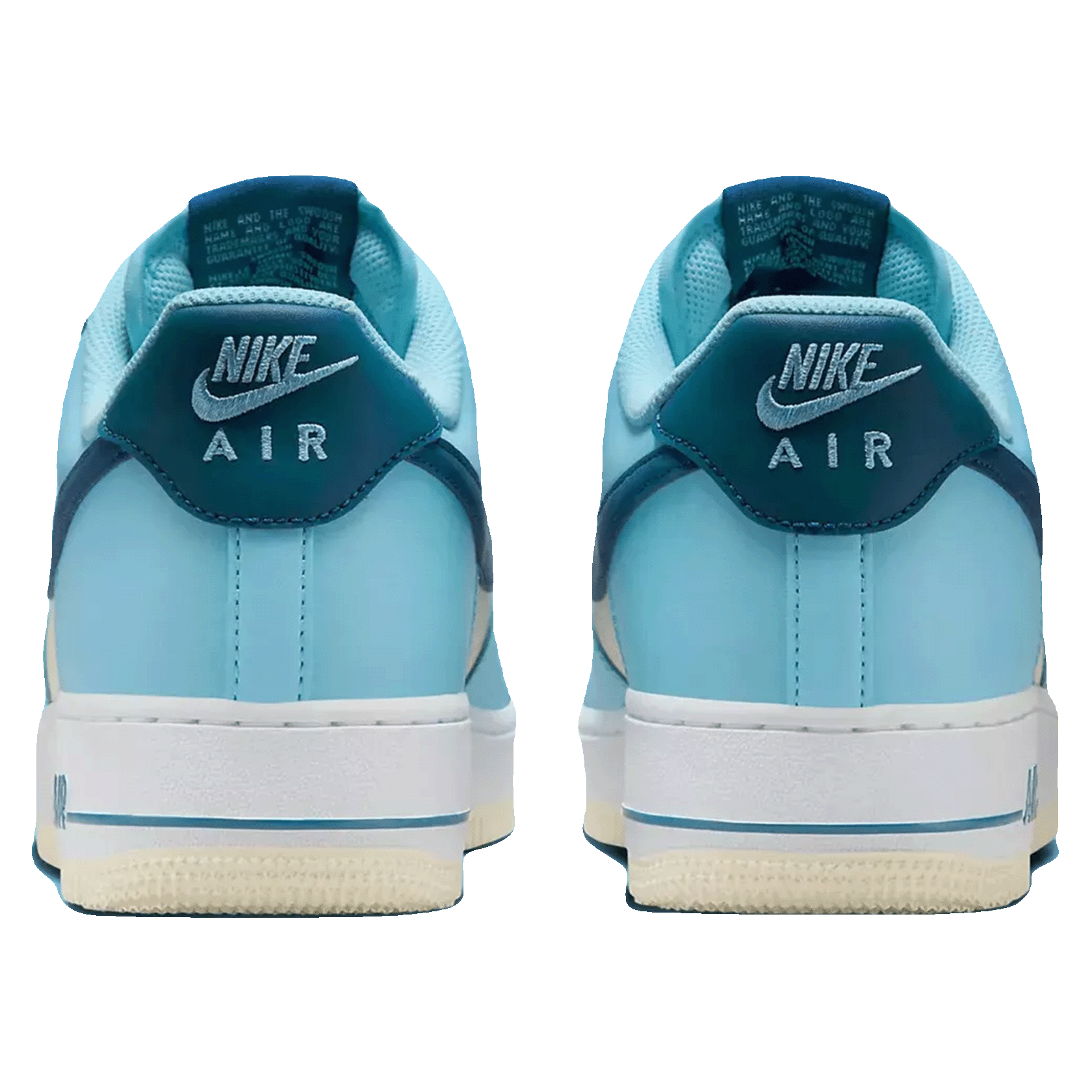 Nike Air Force 1 Low '07 Aquarius Blue Coconut Milk Back