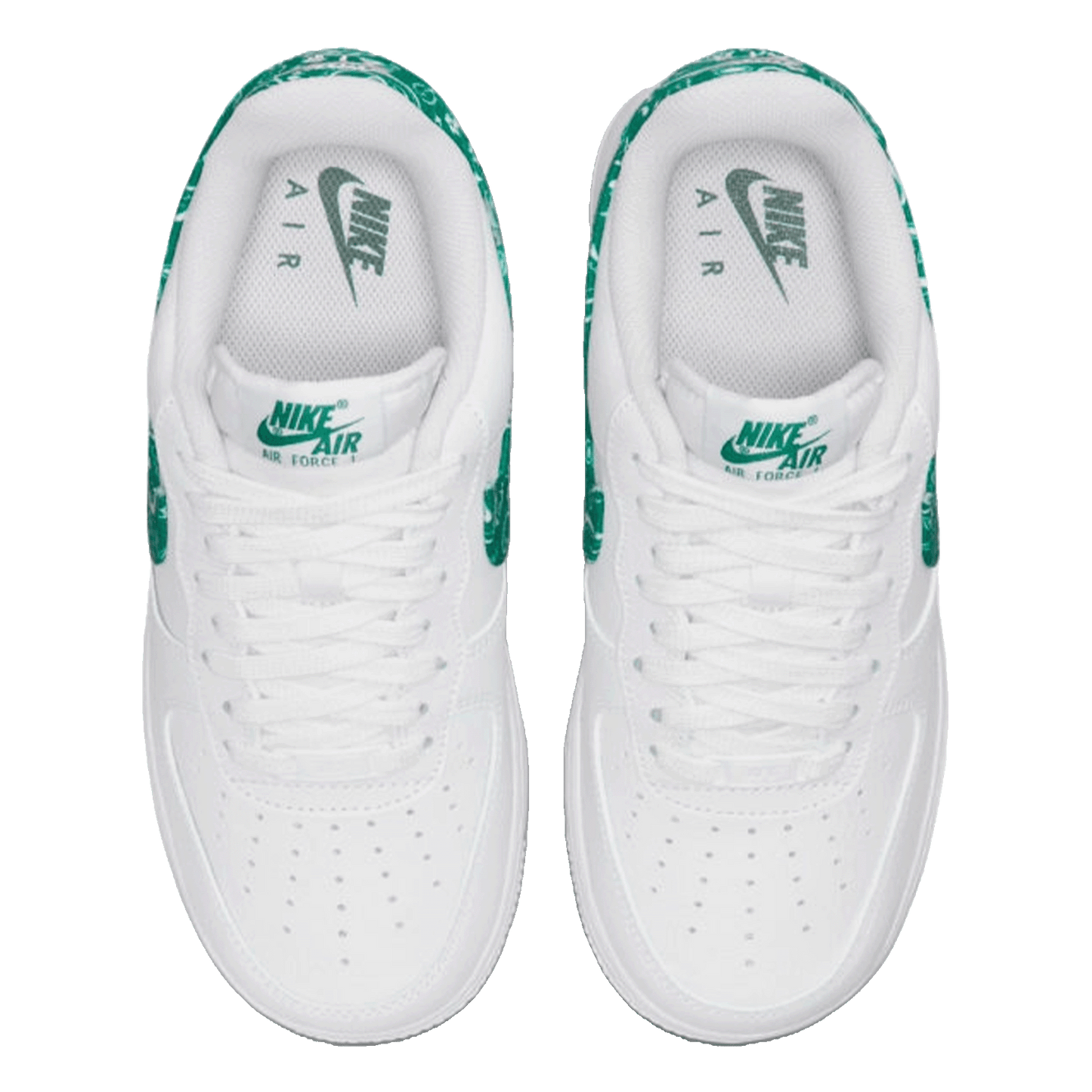 Nike Air Force 1 Low '07 Essential White Green Paisley (W) Oben