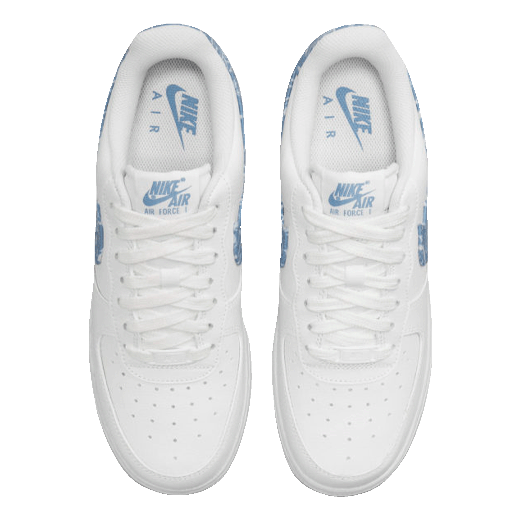 Nike Air Force 1 Low '07 Essential White Worn Blue Paisley (W) Oben