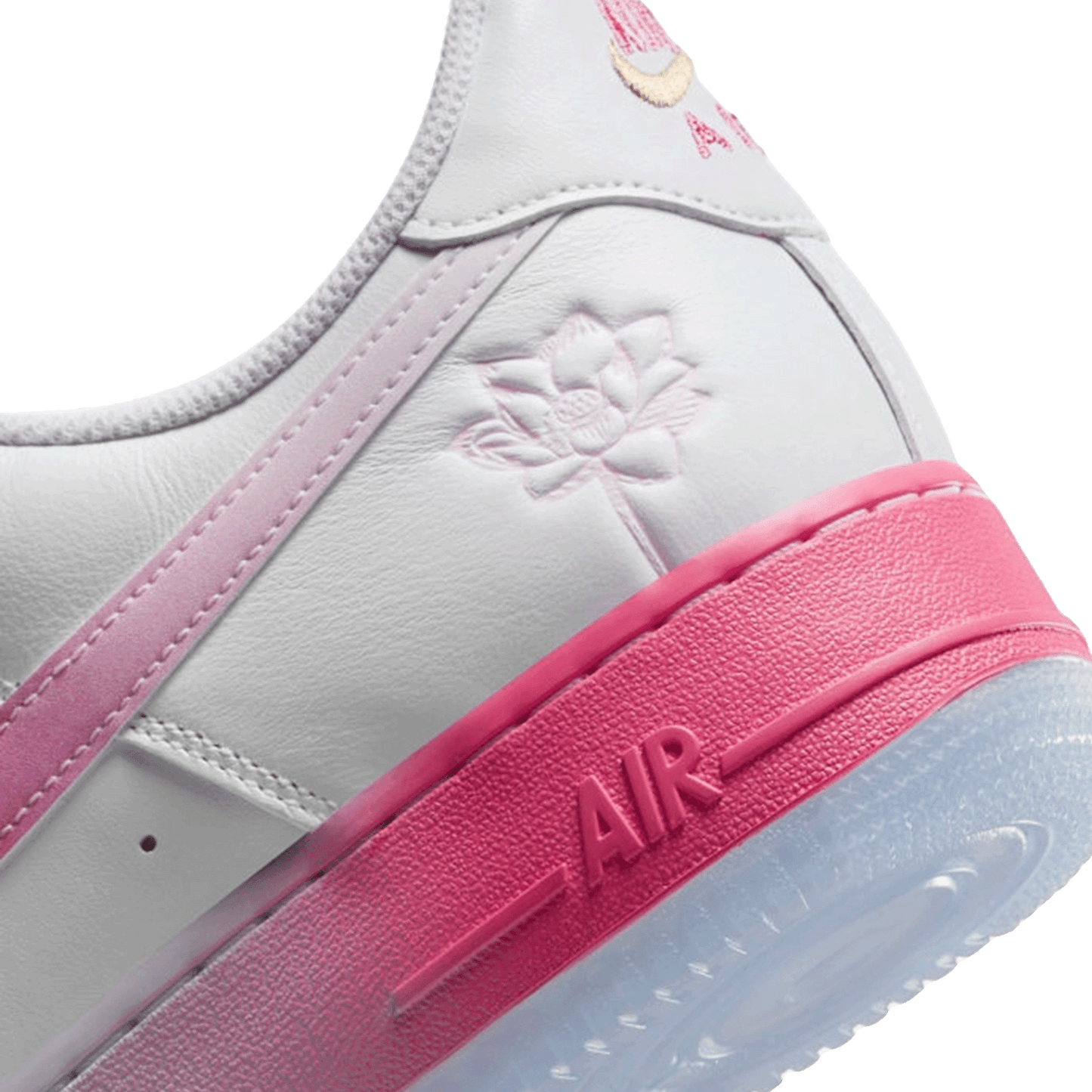 Nike Air Force 1 Low '07 PRM San Francisco Chinatown Lotus Flower Back 2