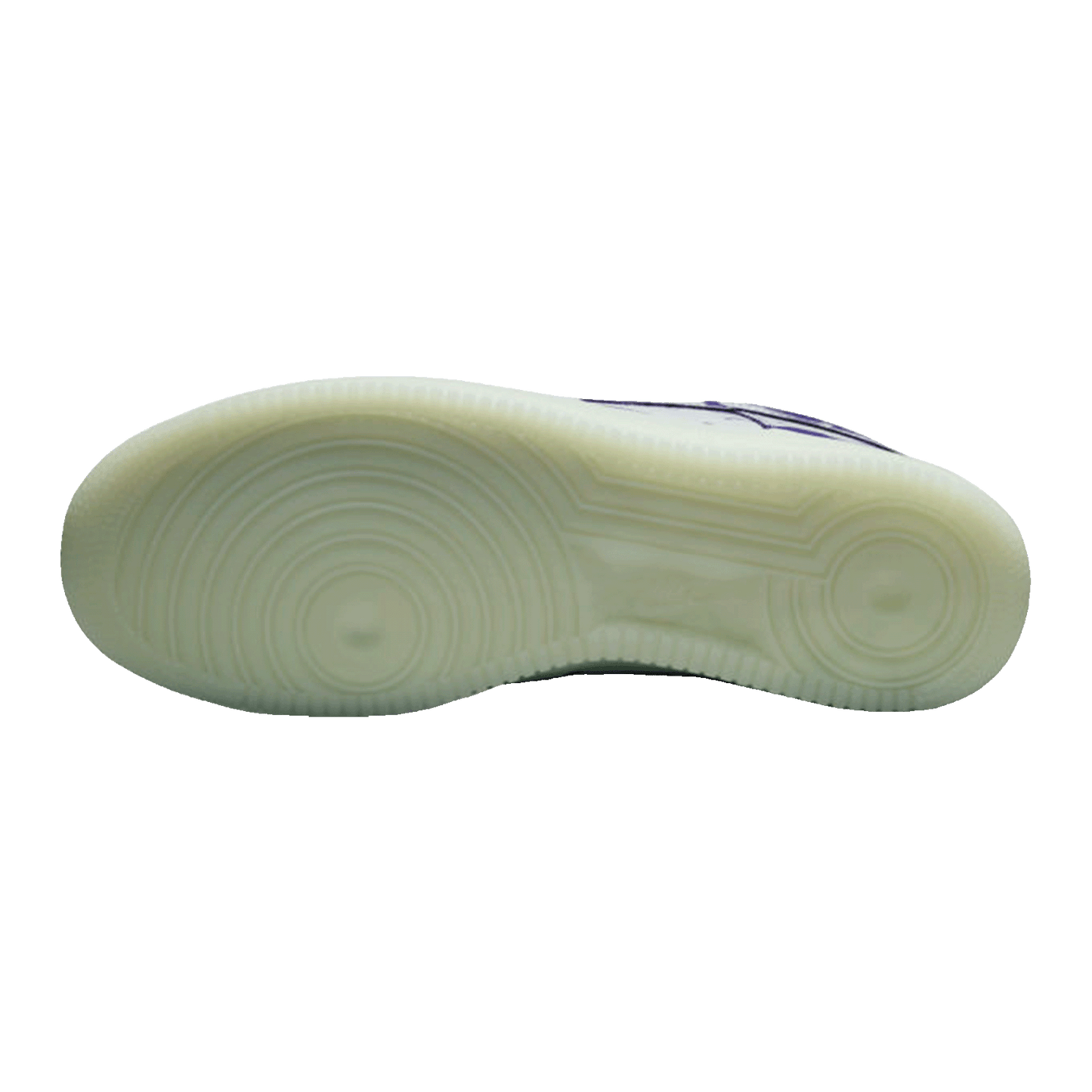 Nike Air Force 1 Low '07 QS Purple Skeleton Halloween (2021) Sohle