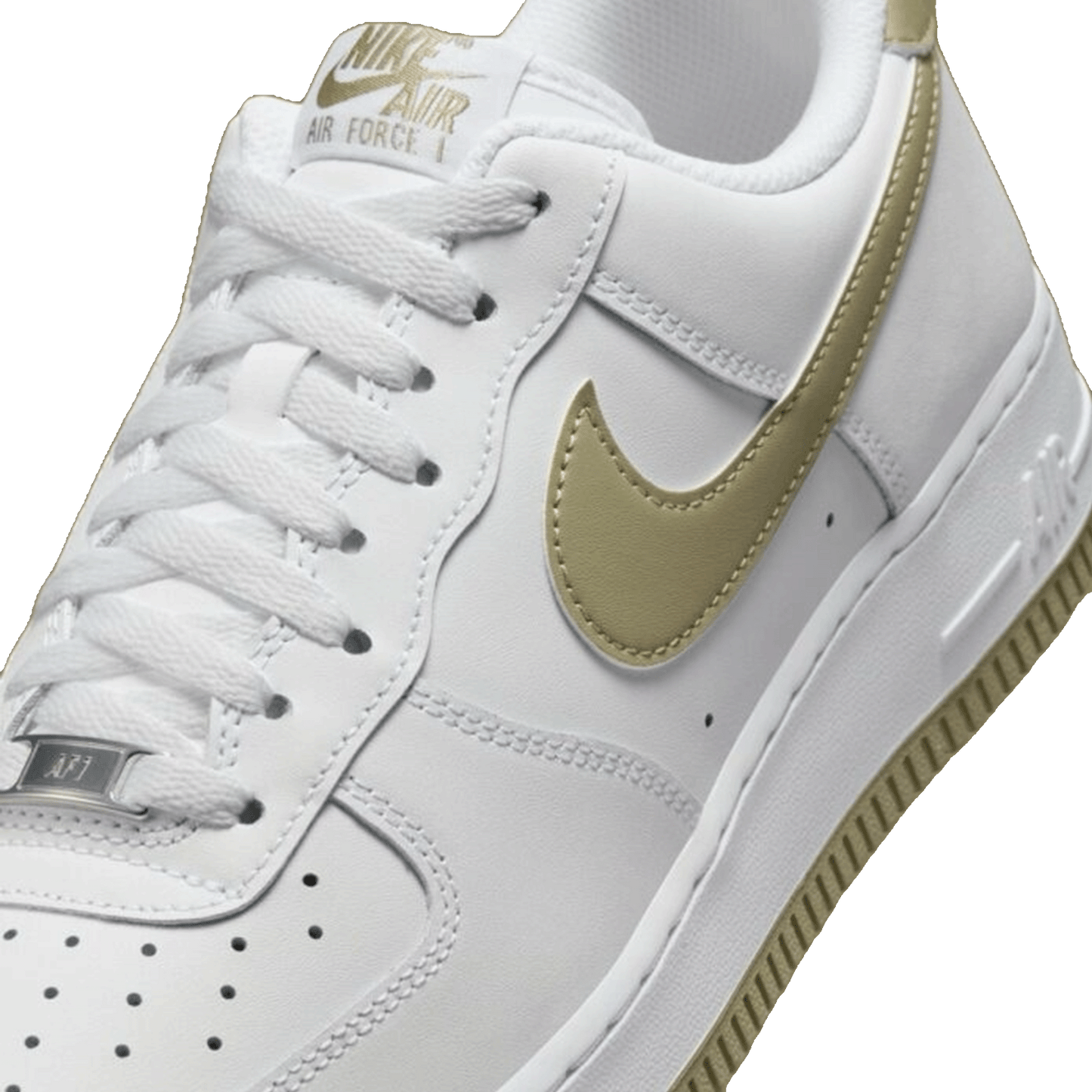 Nike Air Force 1 Low '07 White Neutral Olive Tongue