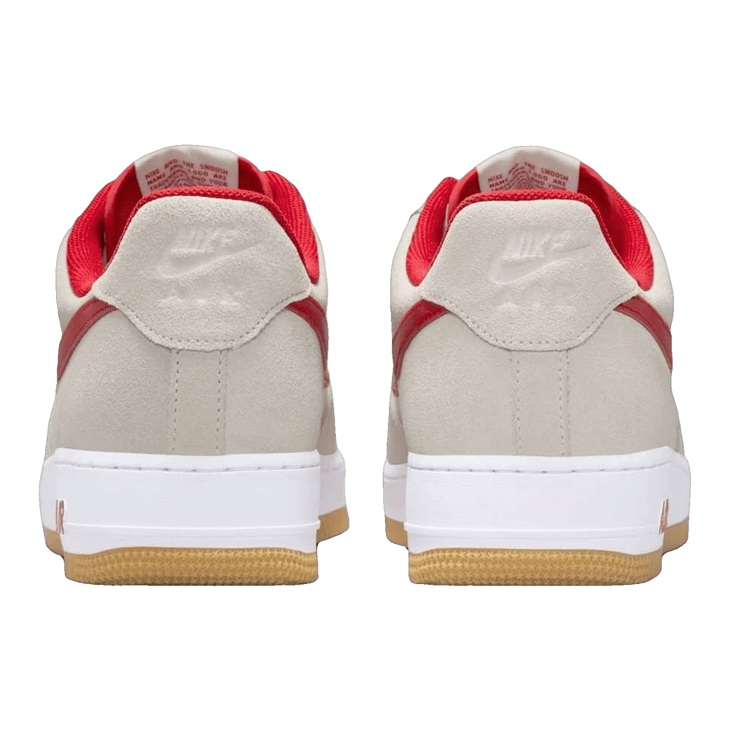 Nike Air Force 1 Low '07 LV8 Summit White Varsity Red Gum Back