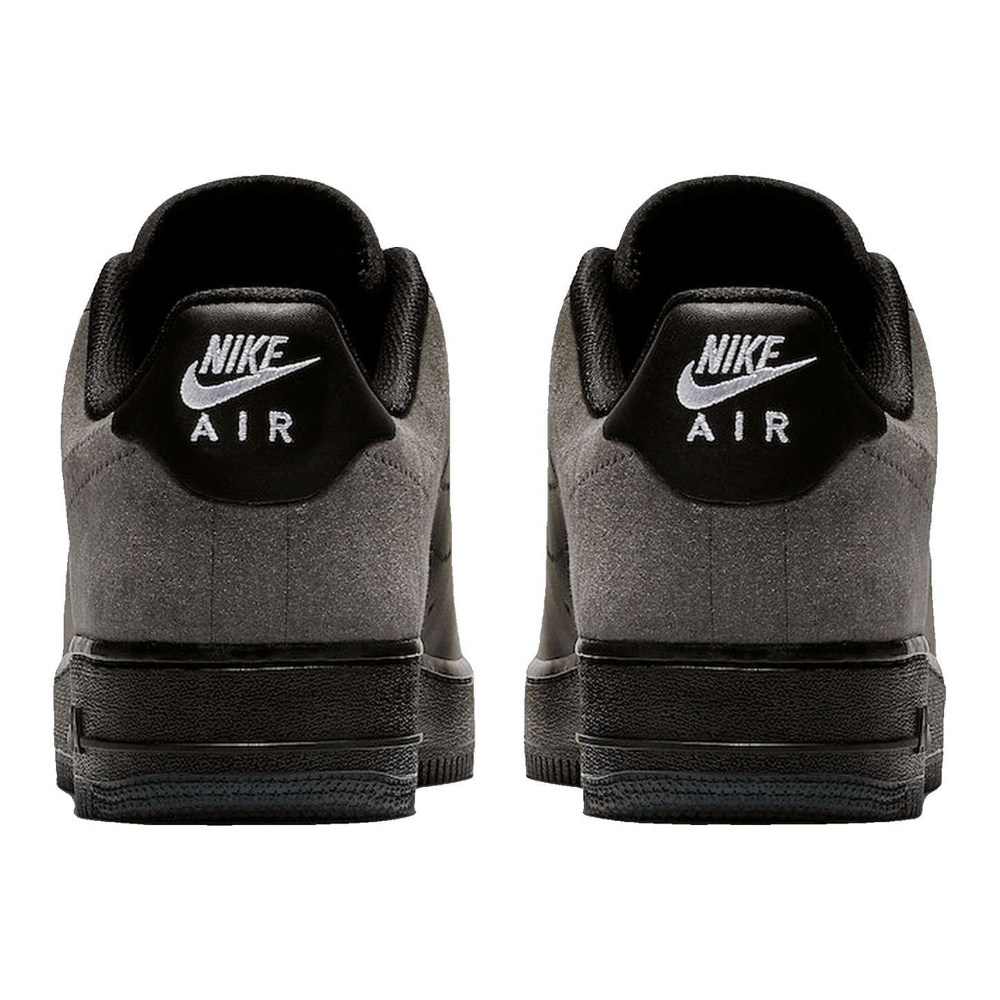 Nike Air Force 1 Mid PRM Black Metallic Silver