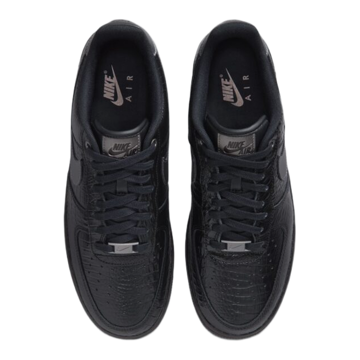 Nike Air Force 1 Low Black Metallic Dark Grey Croc Oben IV6306-010