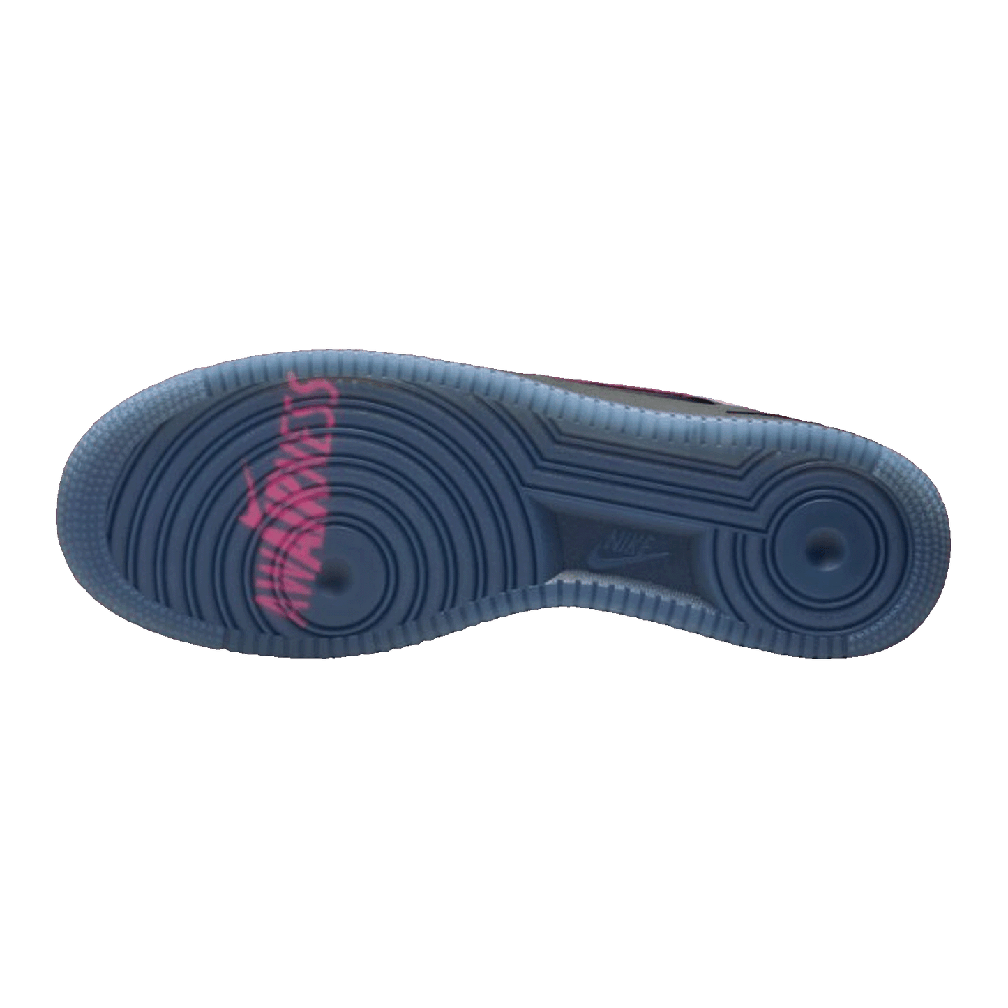 Nike Air Force 1 Low Breast Cancer Awareness Black Hyper Pink Sohle