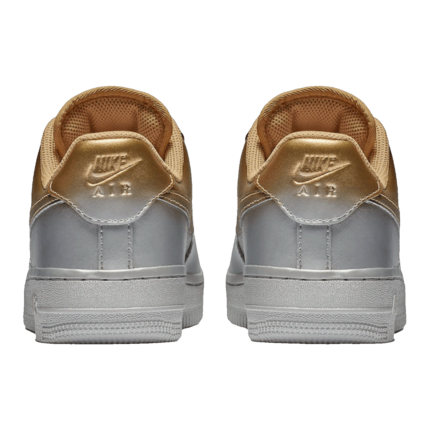 Nike Air Force 1 Low Gold Silver (W) Back