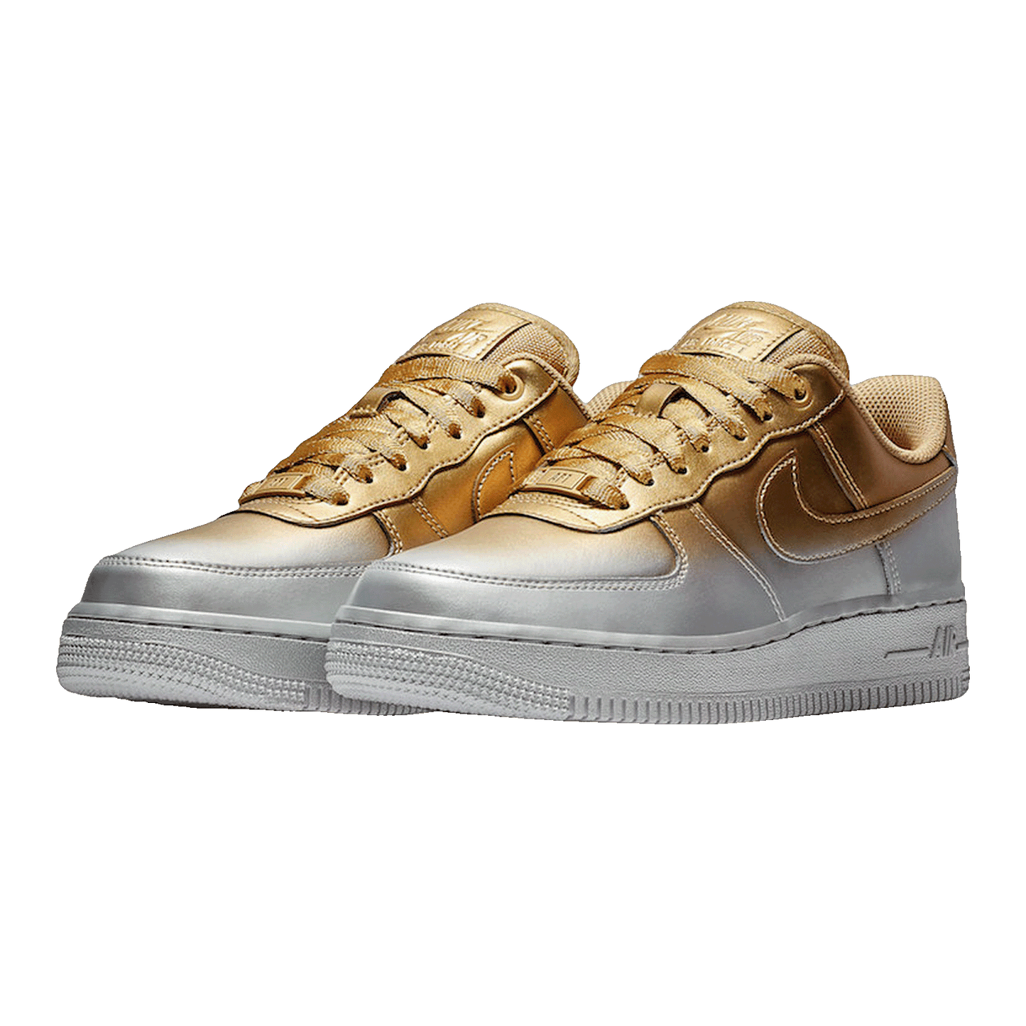 Nike Air Force 1 Low Gold Silver (W) Side