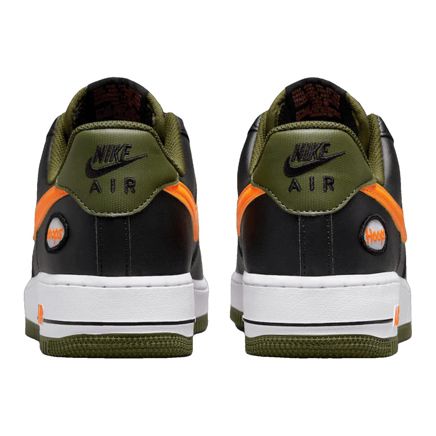Nike Air Force 1 Low Hoops Black University Gold Back