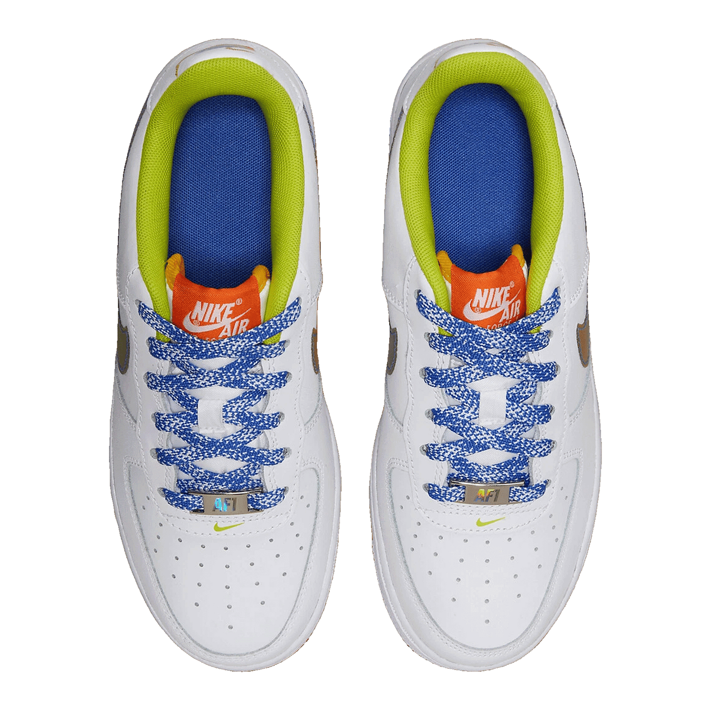 Nike Air Force 1 Low LV8 White Magma Orange (GS) Oben