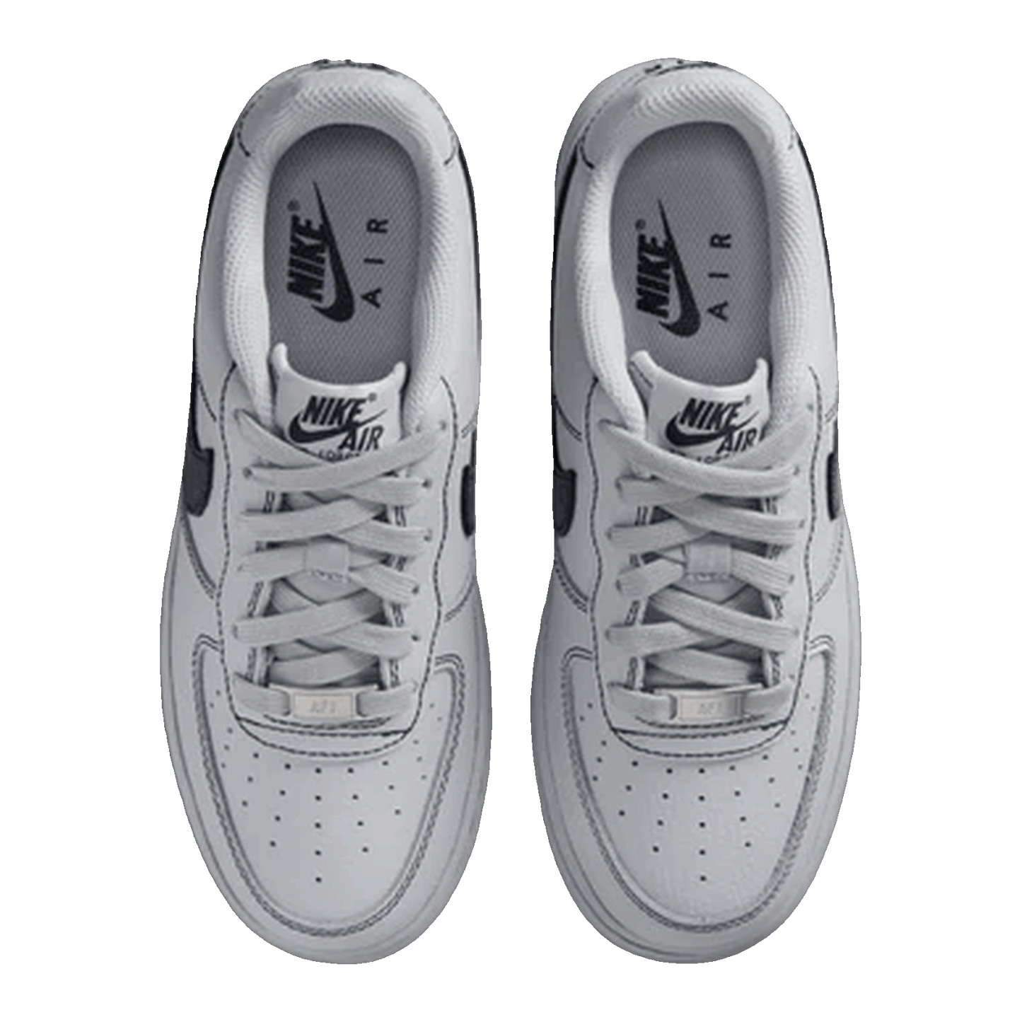 Nike Air Force 1 Low LV8 Wolf Grey Black (GS) Oben