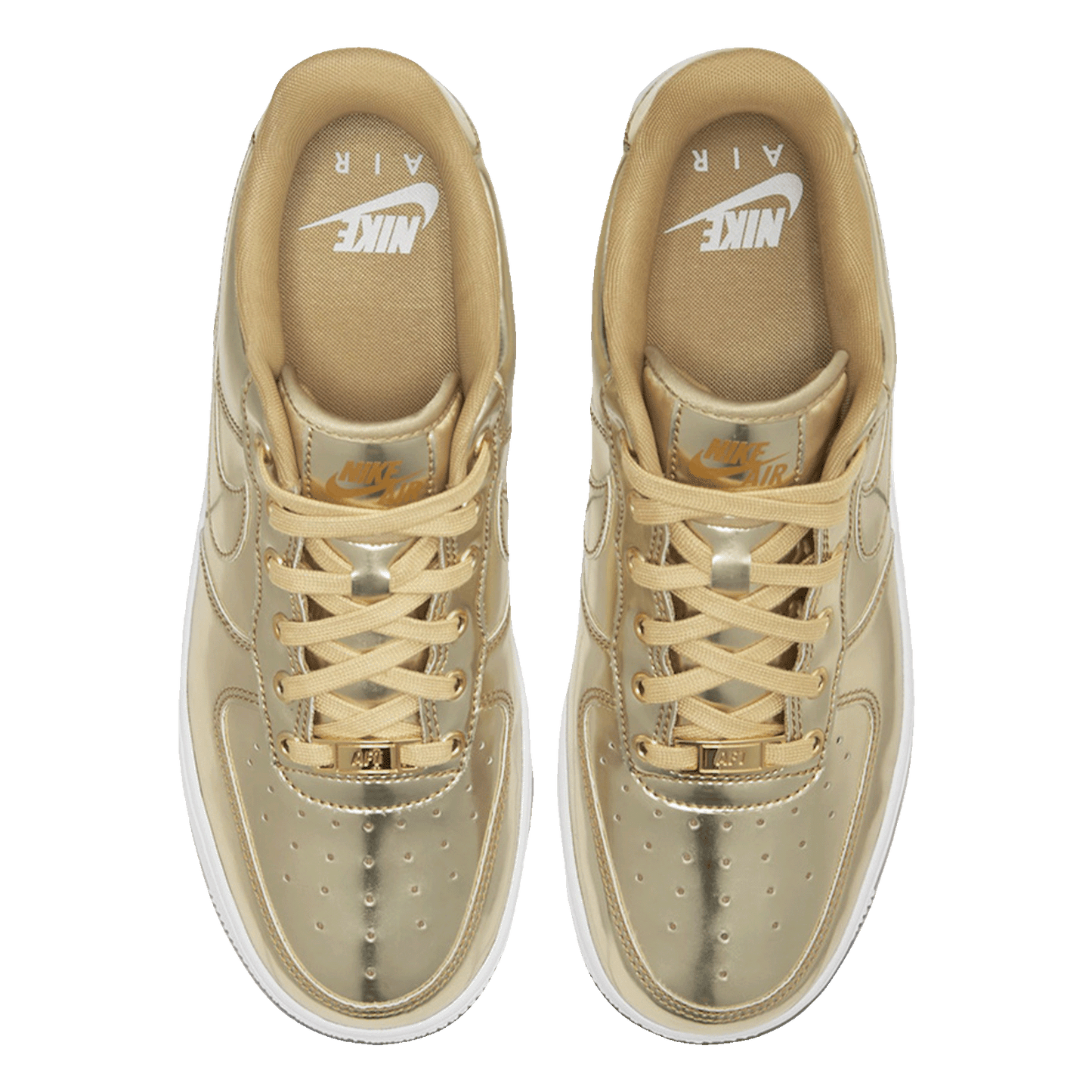 Nike Air Force 1 Low Metallic Gold (W) Oben