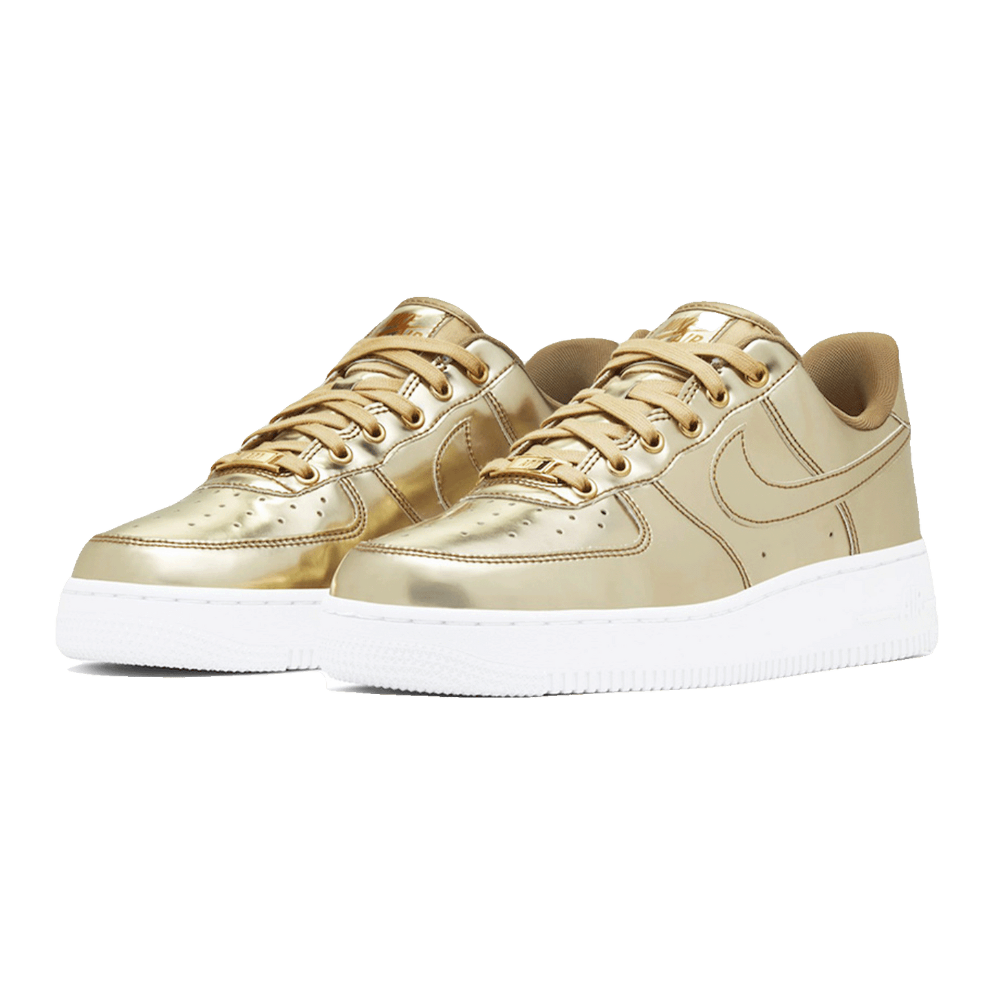 Nike Air Force 1 Low Metallic Gold (W) Side