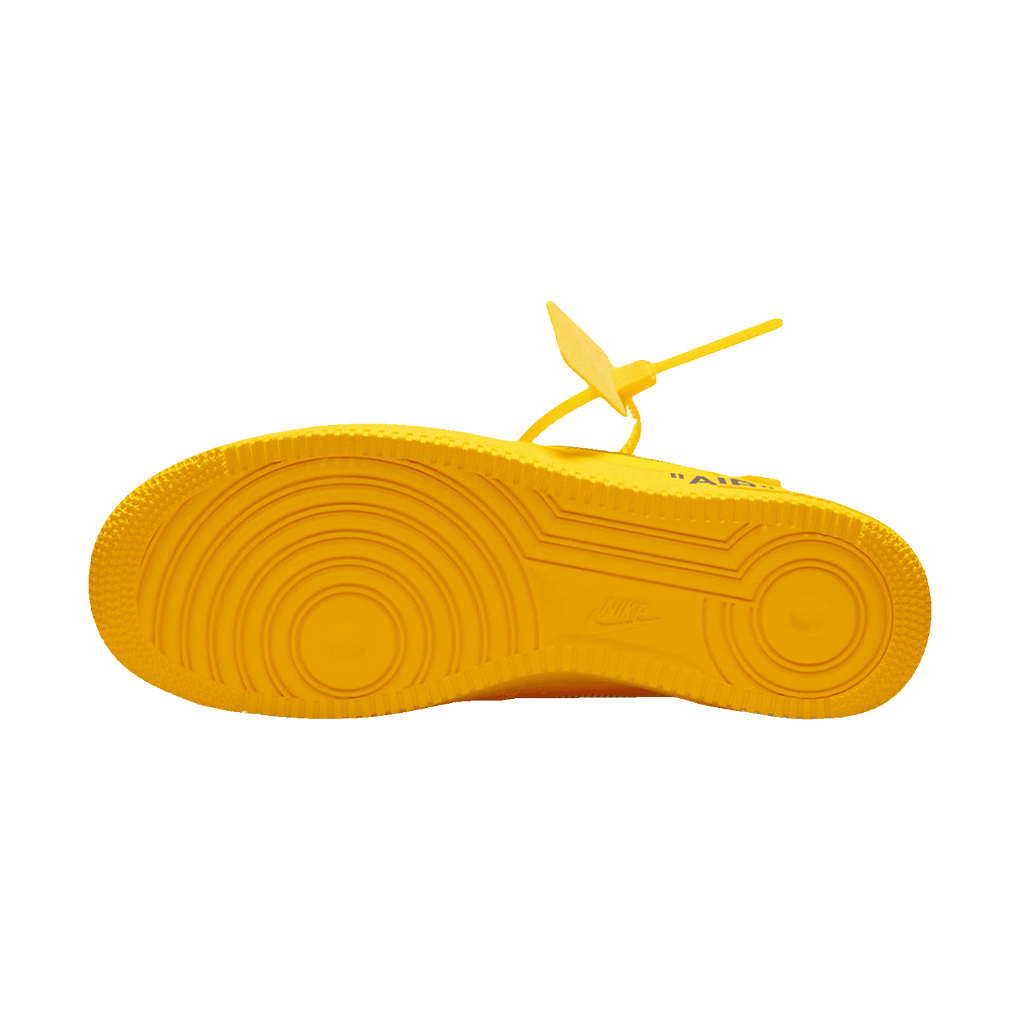 Nike Air Force 1 Low Off-White ICA University Gold Sohle