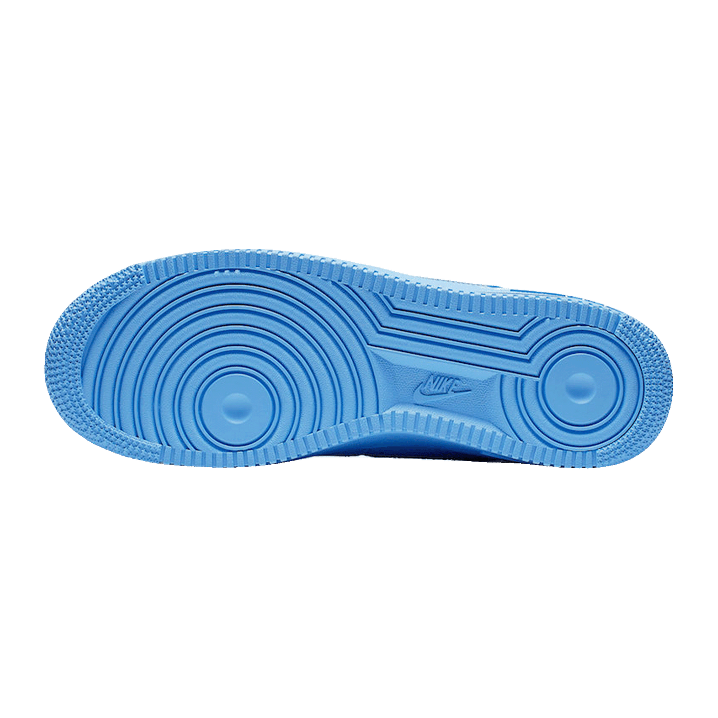 Nike Air Force 1 Low Off-White MCA University Blue Sohle