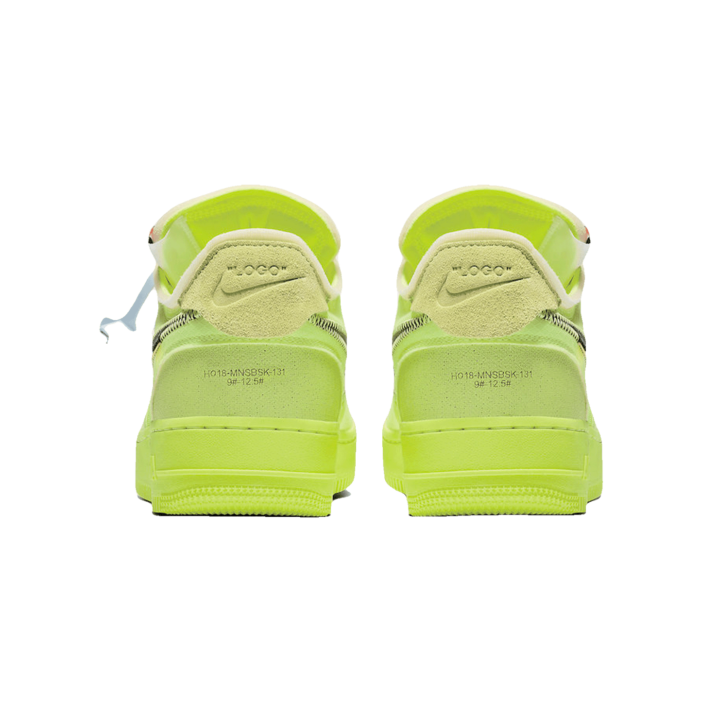 Nike Air Force 1 Low Off-White Volt Back