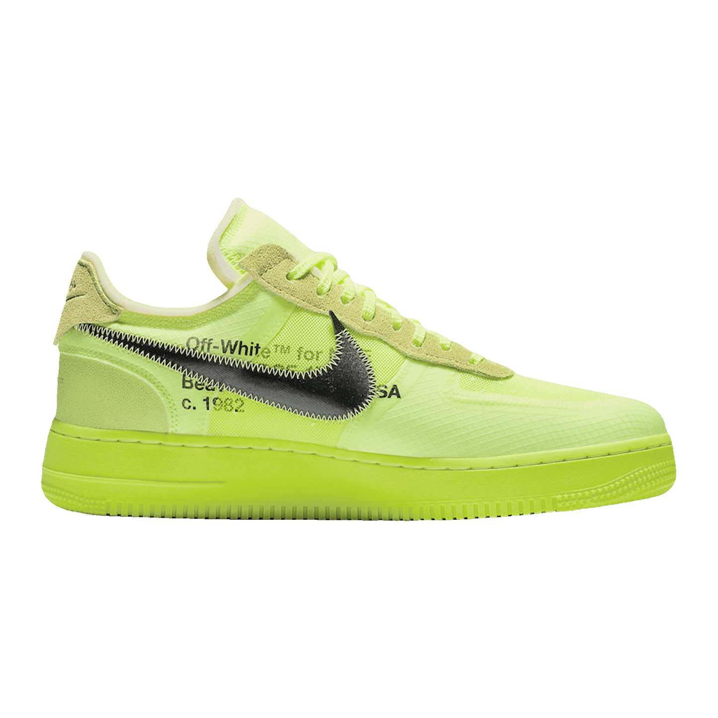 Nike Air Force 1 Low Off-White Volt Innen