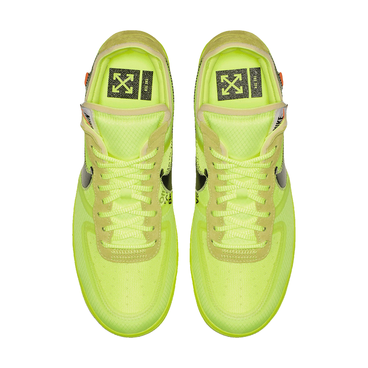 Nike Air Force 1 Low Off-White Volt Oben