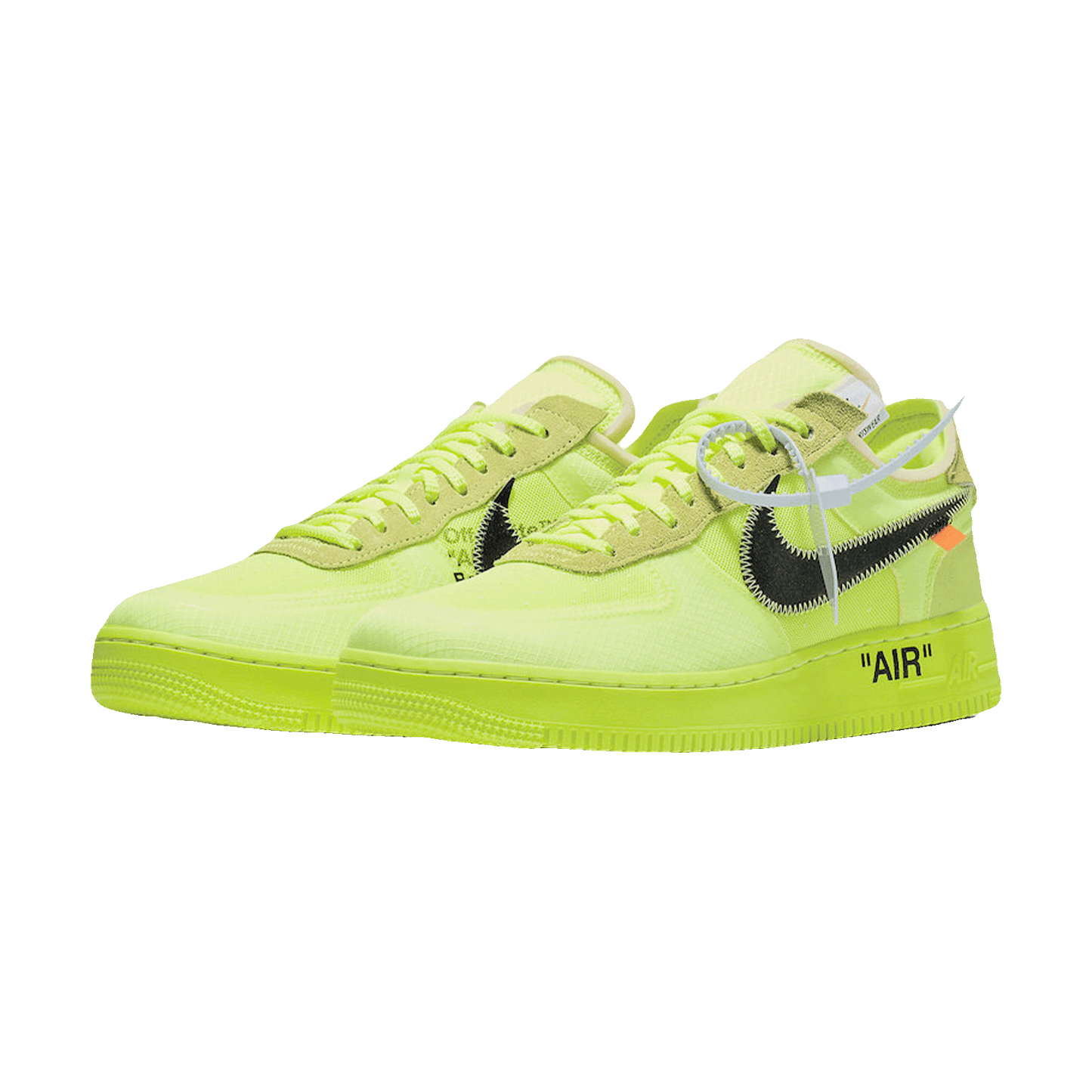 Nike Air Force 1 Low Off-White Volt Side