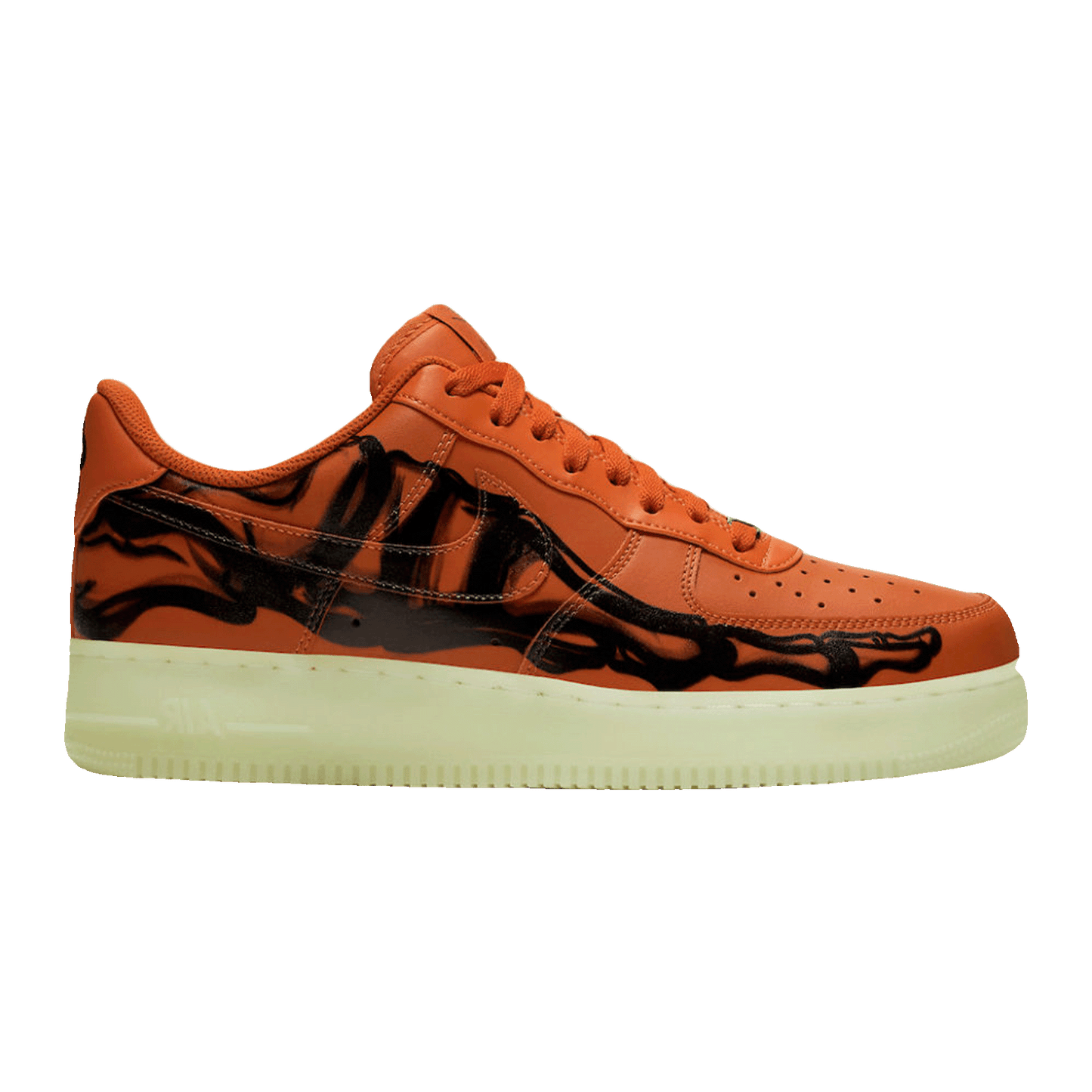 Nike Air Force 1 Low Orange Skeleton Halloween (2020)