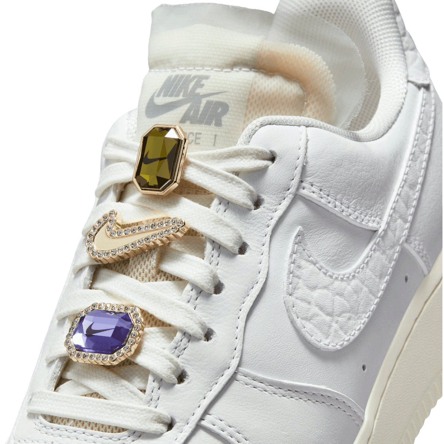 Nike Air Force 1 Low Prm Jewels White Tongue