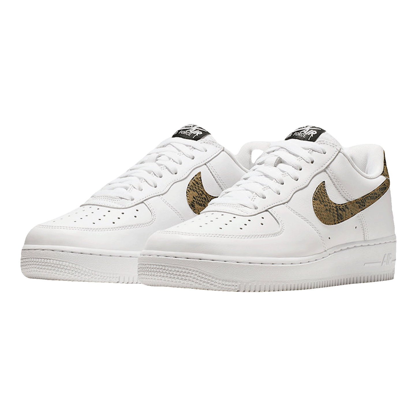 Nike Air Force 1 Low Retro Ivory Snake Side