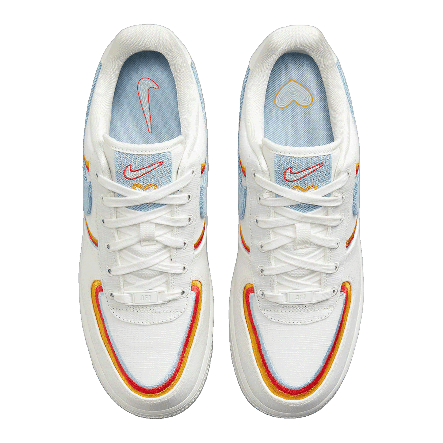 Nike Air Force 1 Low Sail Denim Swoosh (W) Oben