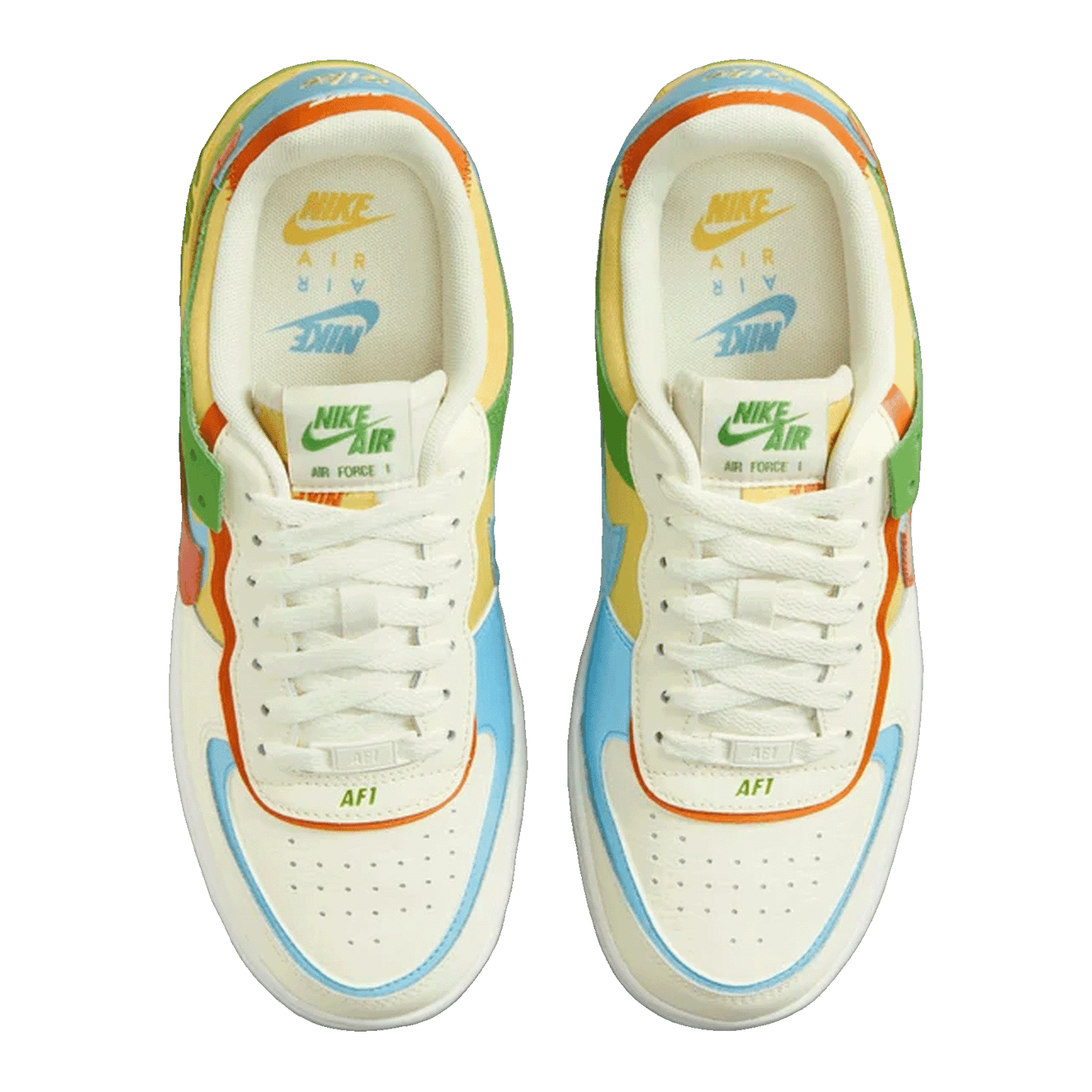Nike Air Force 1 Low Shadow Coconut Milk Saturn Gold Oben