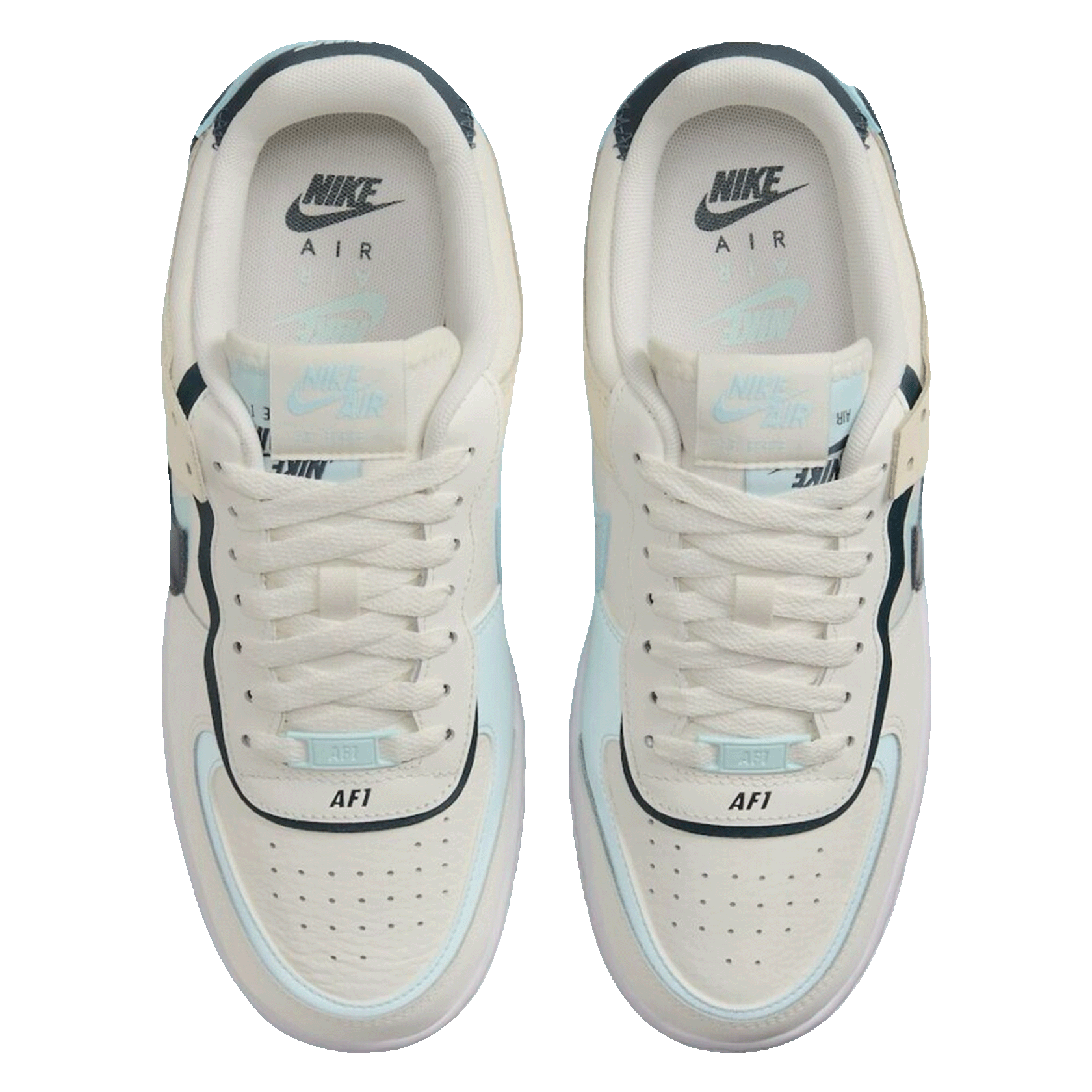 Nike Air Force 1 Low Shadow Sail Glacier Blue (W) Oben
