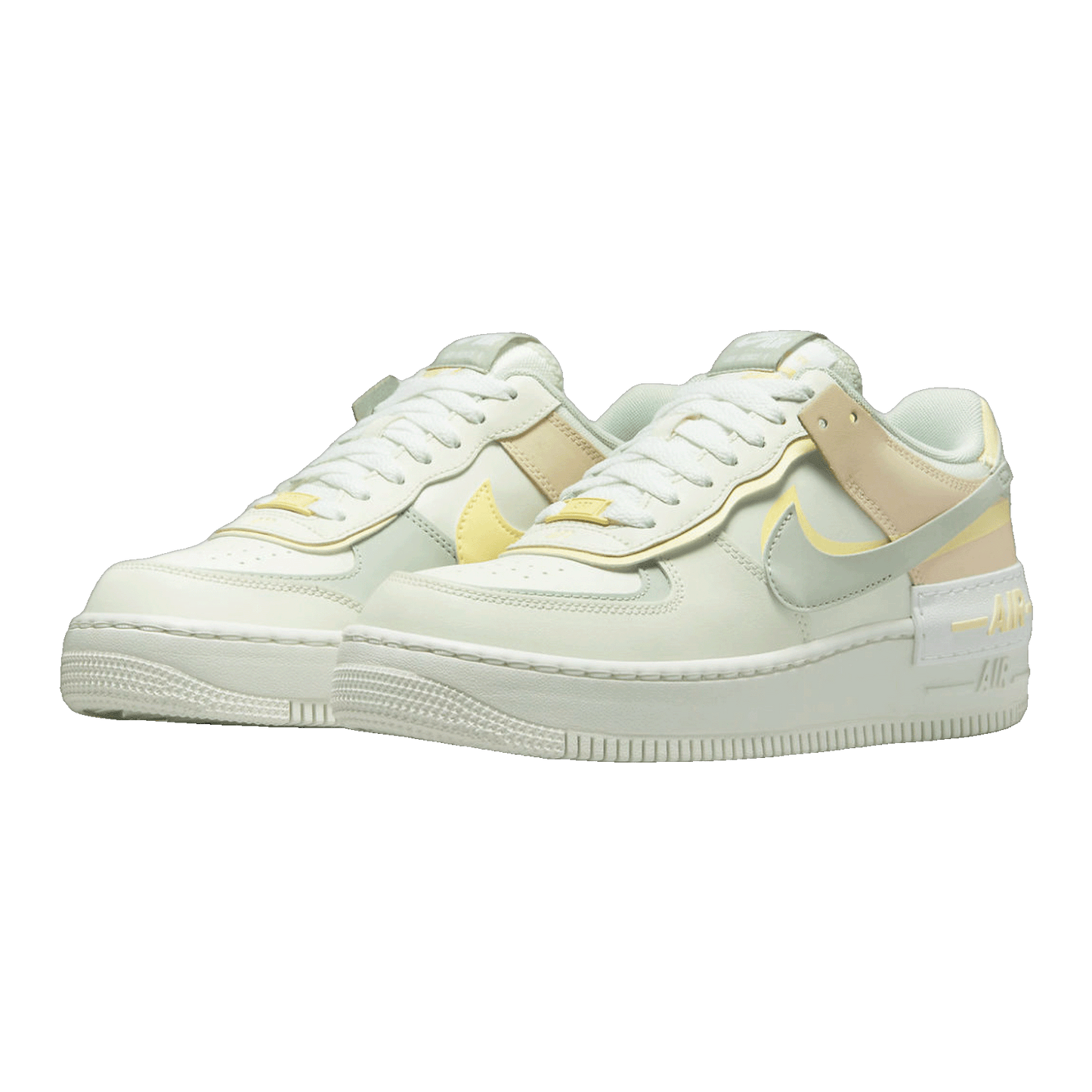 Nike Air Force 1 Low Shadow Sail Light Silver Citron Tint (W) Side