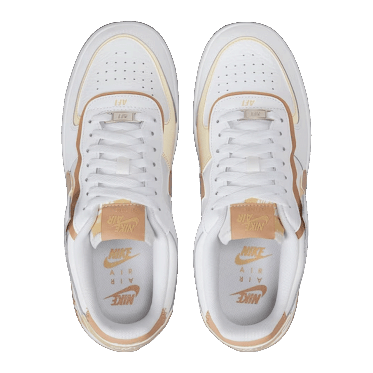 Nike Air Force 1 Low Shadow White Team Gold Rattan (W) Oben
