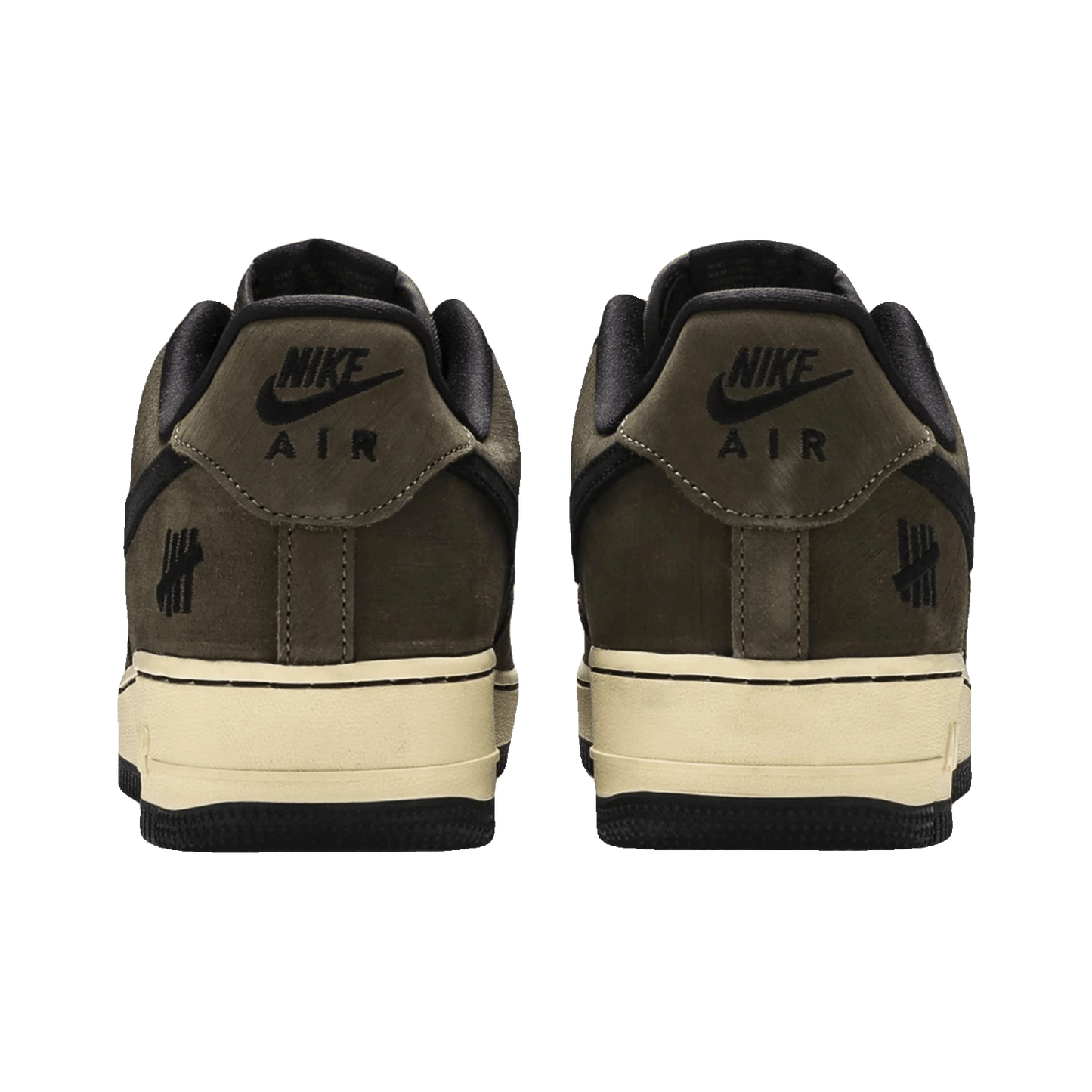 Nike Air Force 1 Low SP Undefeated Ballistic Dunk vs. AF3 Back