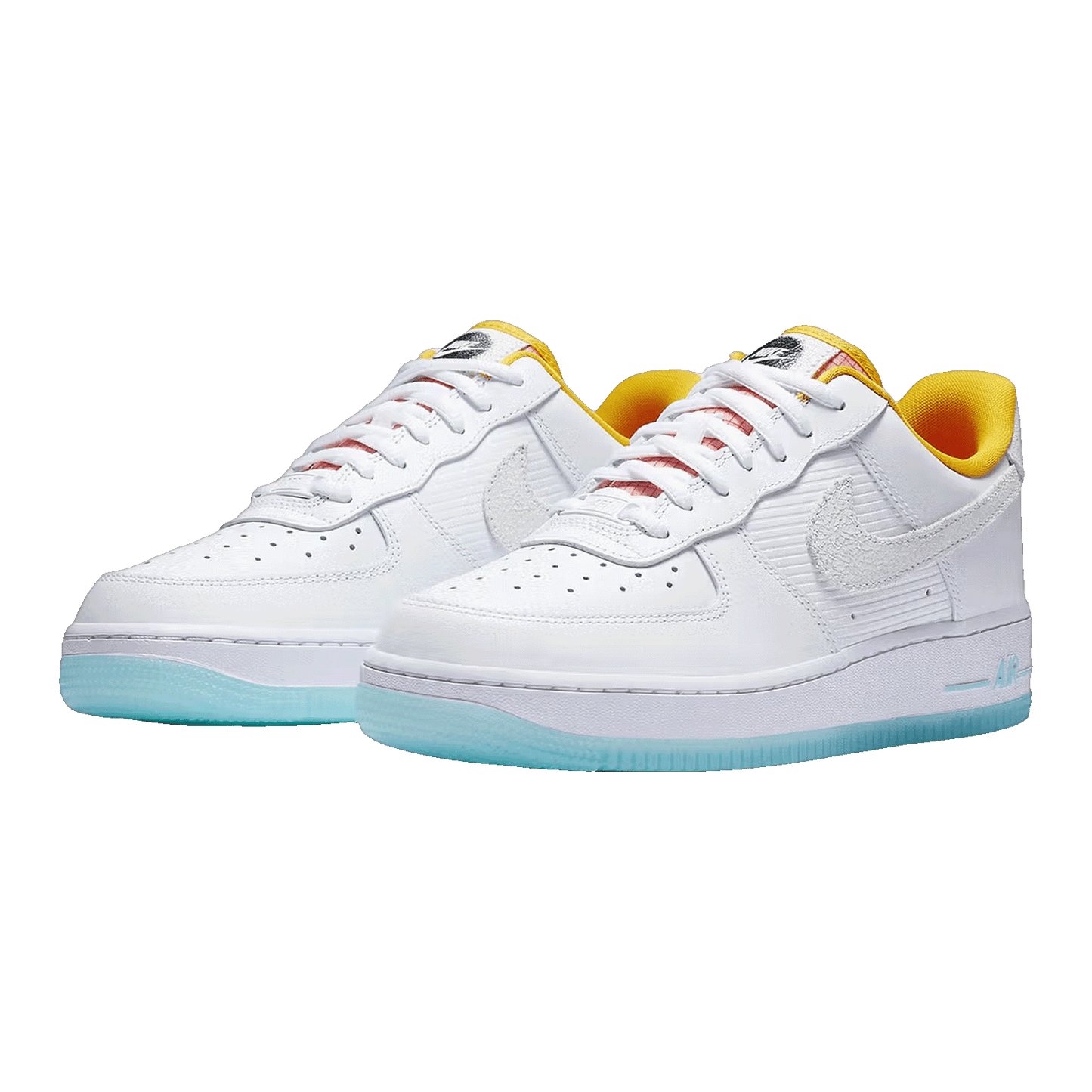 Nike Air Force 1 Low White Dark Sulfur (W) Side