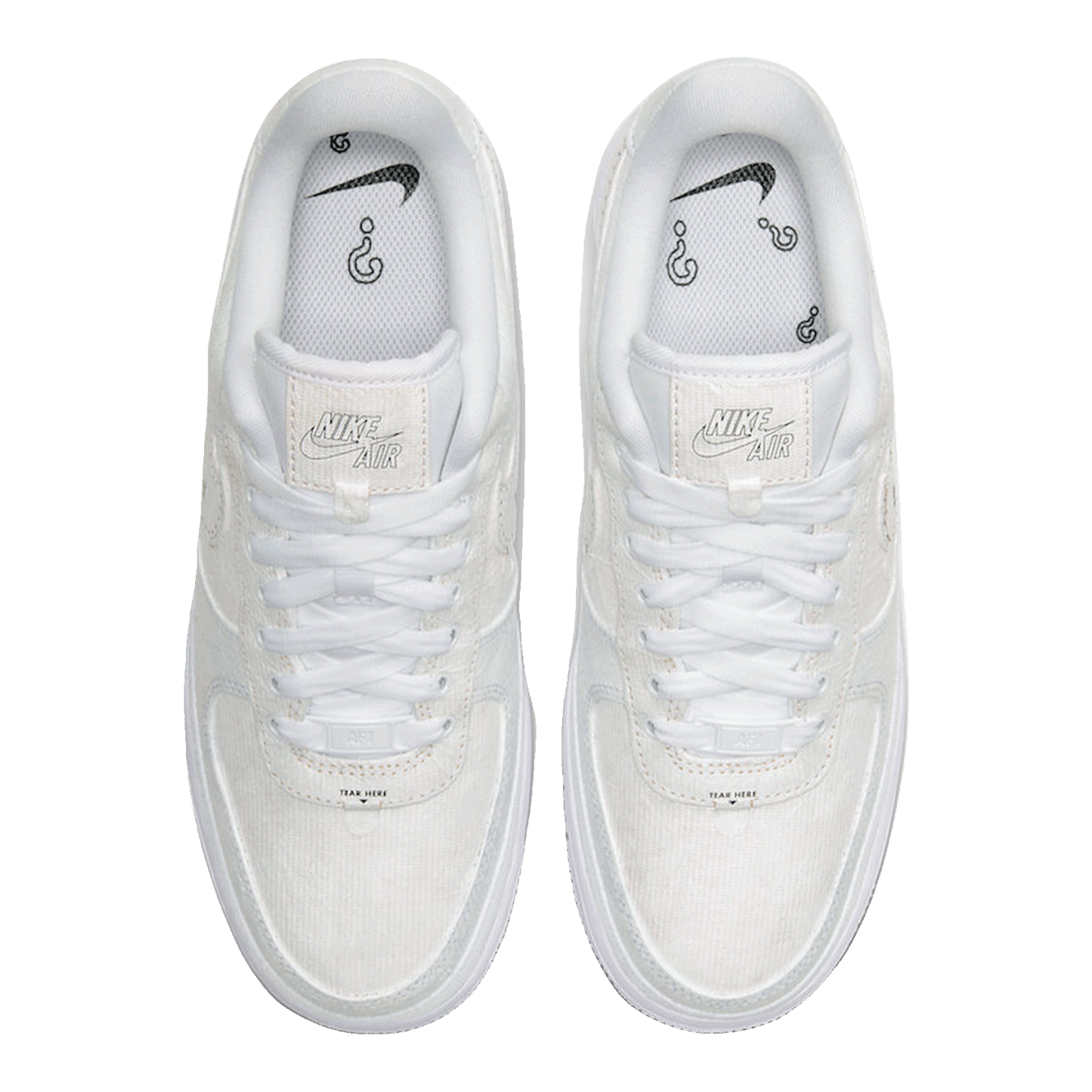 Nike Air Force 1 LX Tear Away Red Swoosh (W) Oben