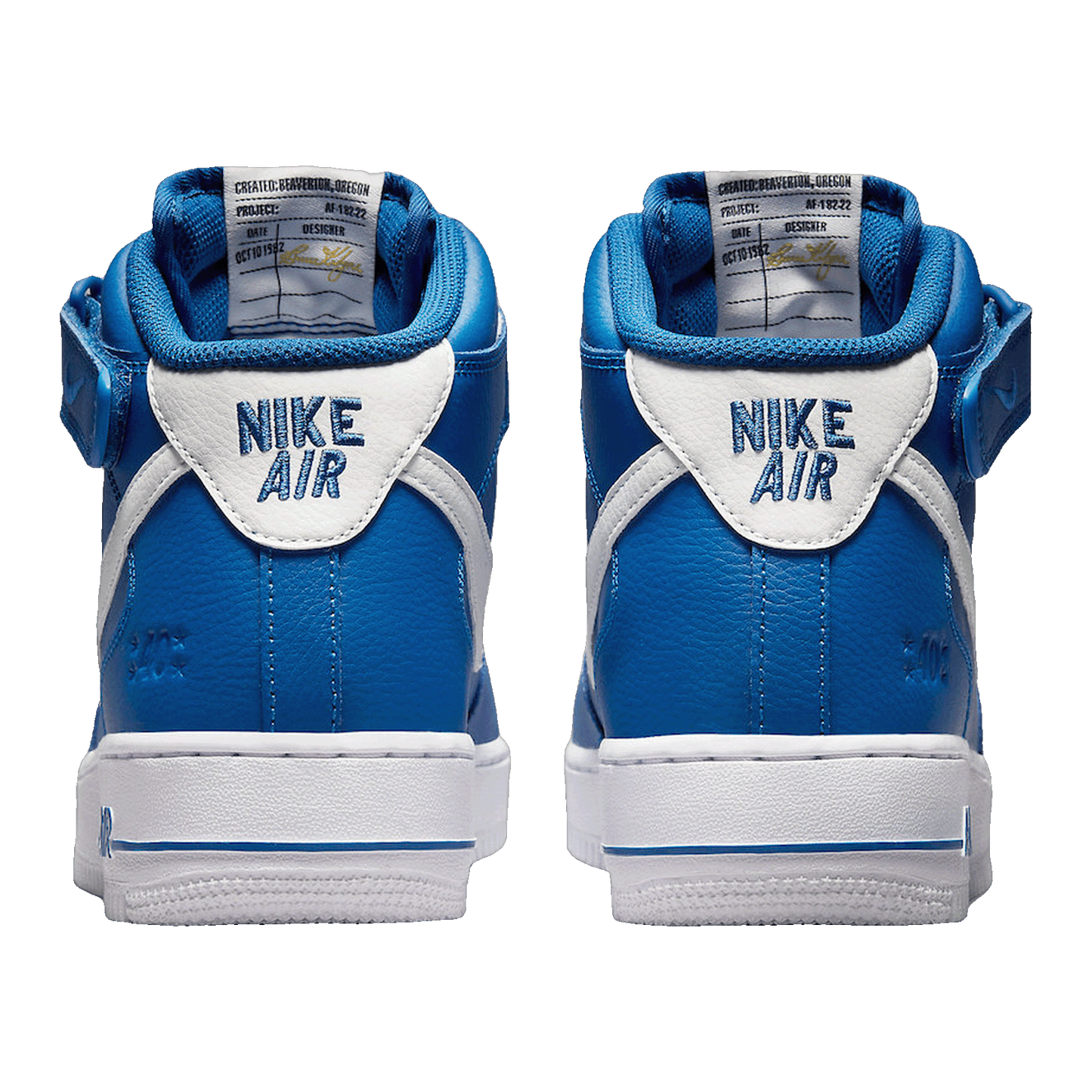 Nike Air Force 1 Mid '07 LV8 40th Anniversary Blue Jay Back