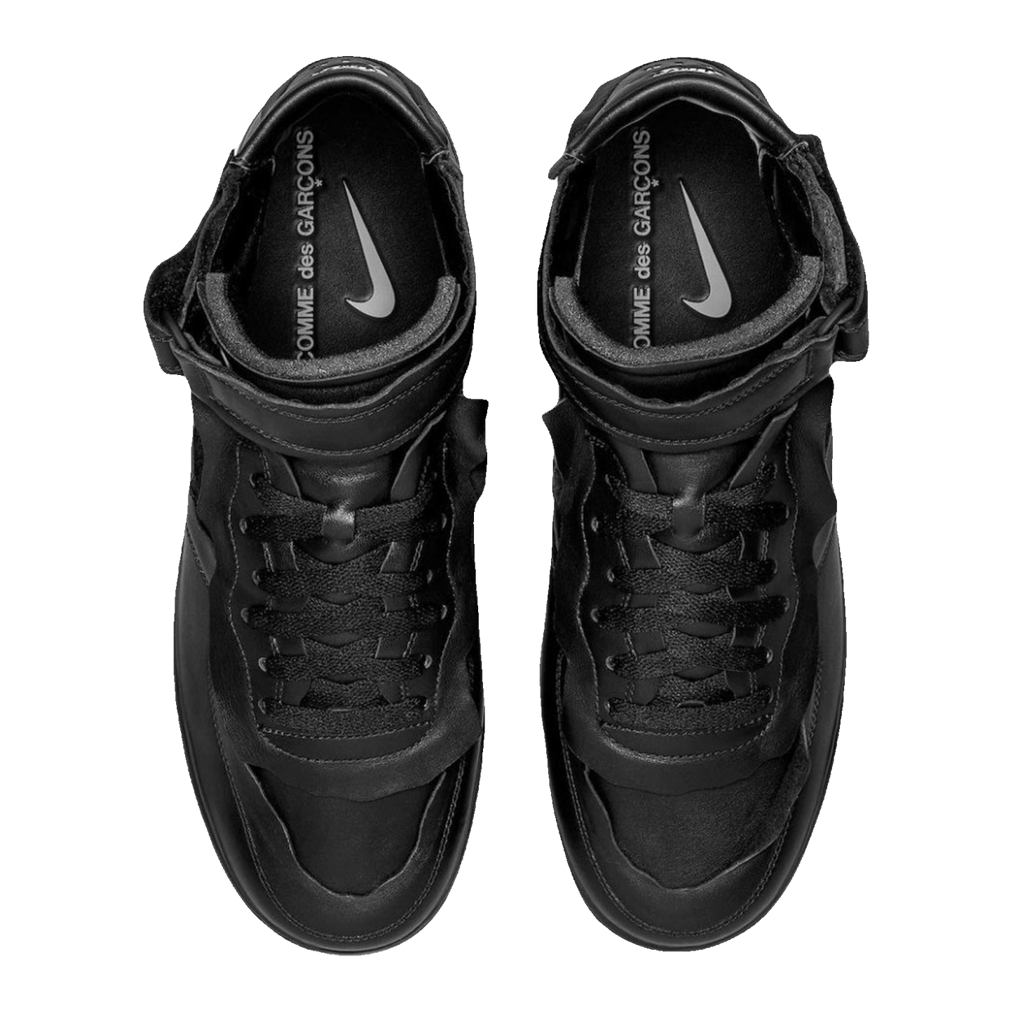 Nike Air Force 1 Mid Comme des Garcons Black Oben