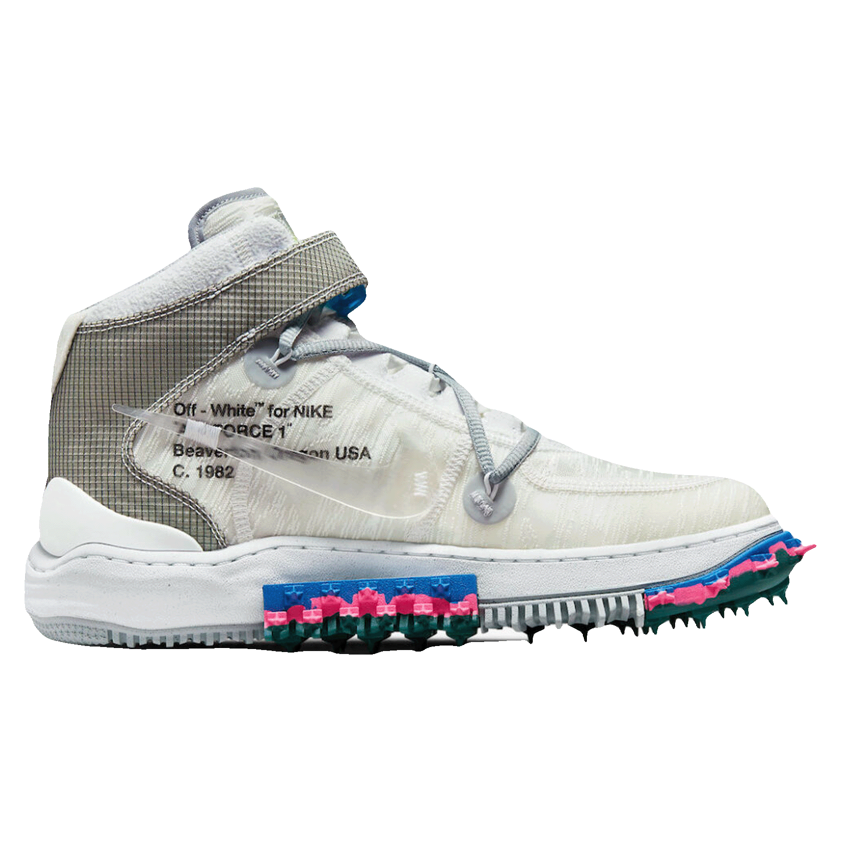 Nike Air Force 1 Mid Off-White White Innen